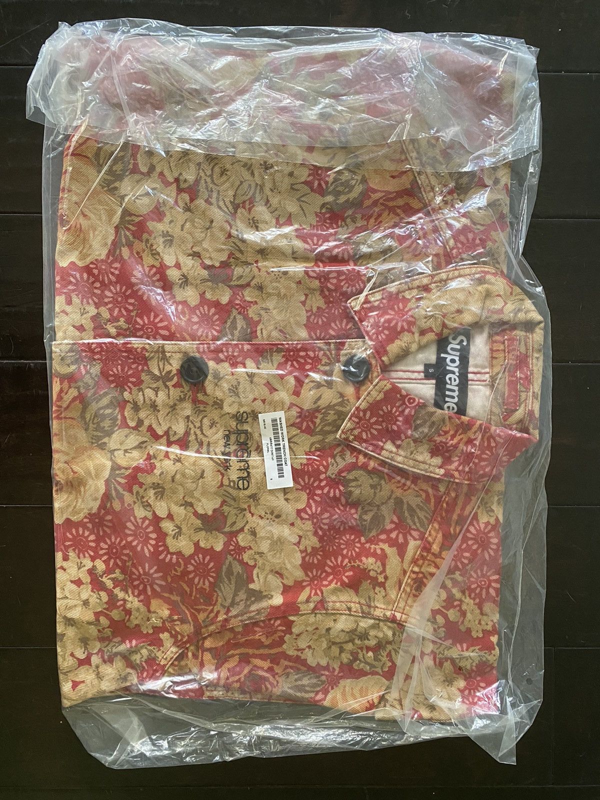 Supreme Washed Work Trench Coat Grailed