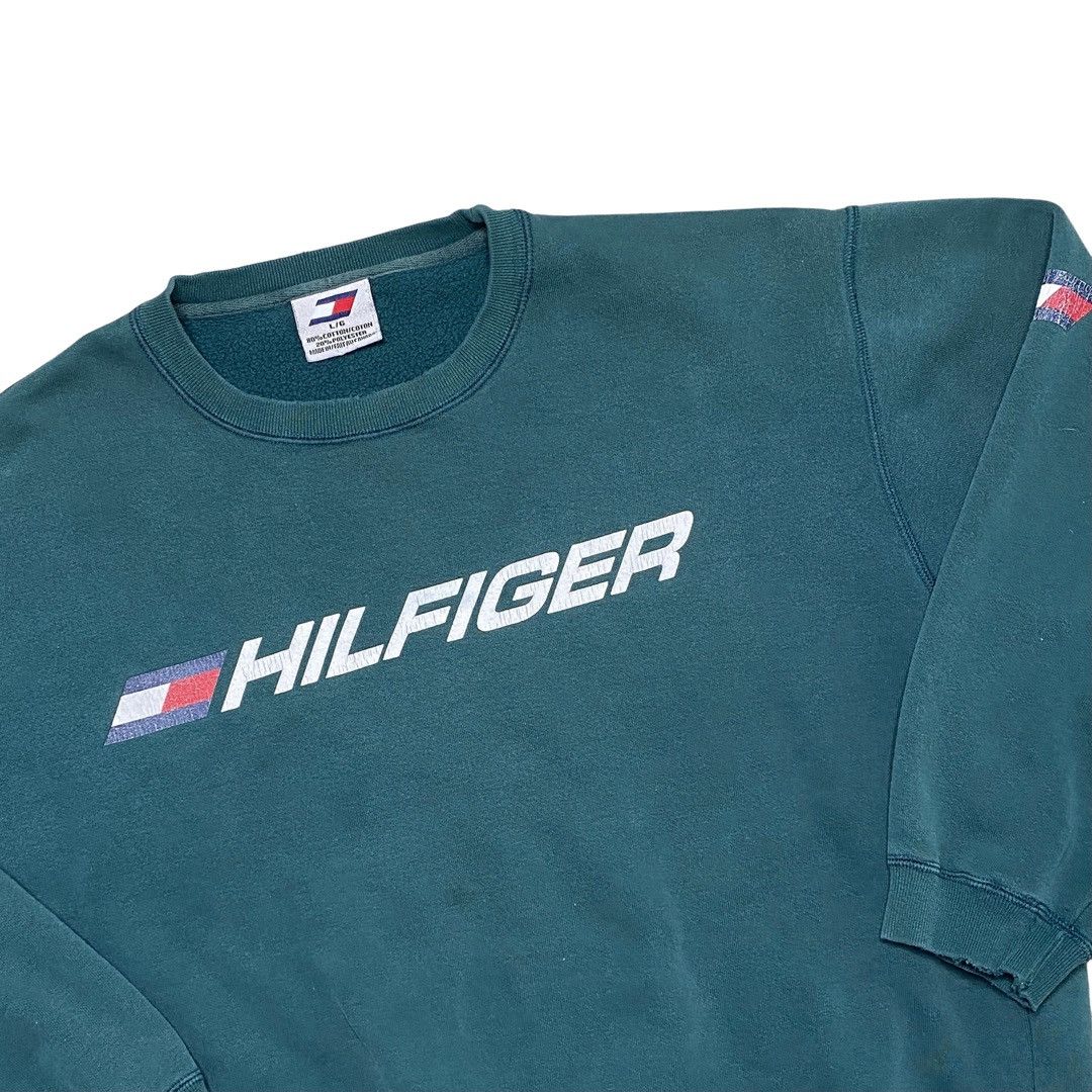 Tommy Hilfiger Vintage Early 90’s Tommy Hilfiger Made In Canada Crewneck Size US XL / EU 56 / 4 - 2 Thumbnail