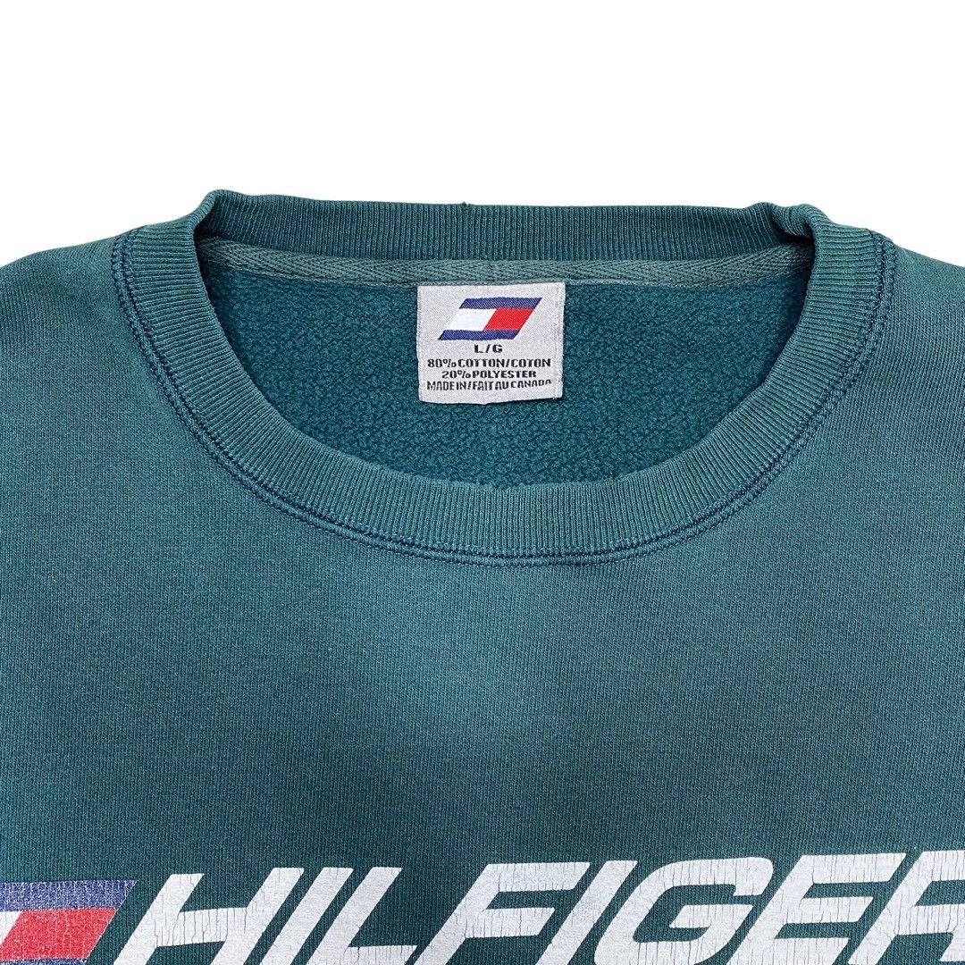 Tommy Hilfiger Vintage Early 90’s Tommy Hilfiger Made In Canada Crewneck Size US XL / EU 56 / 4 - 4 Thumbnail