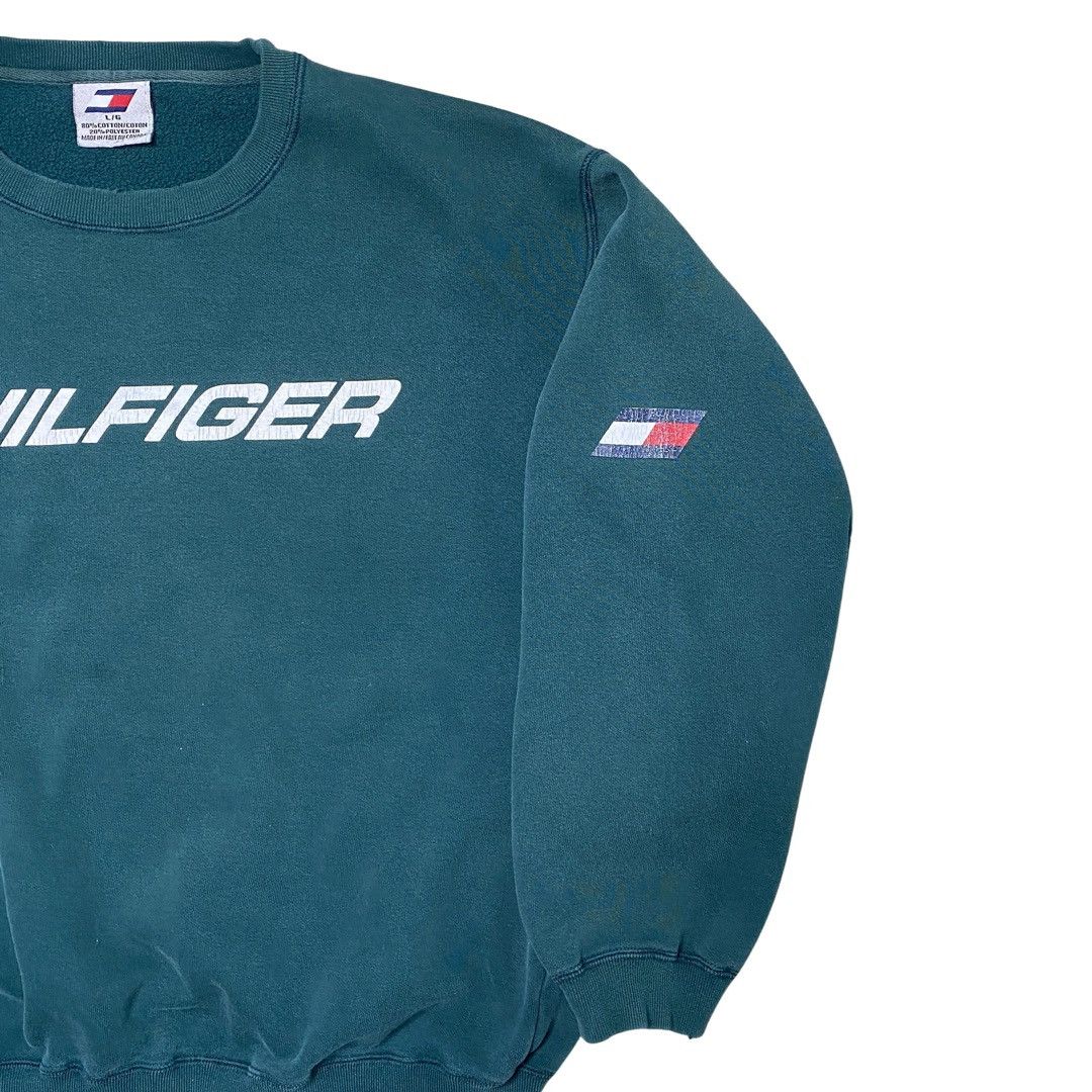 Tommy Hilfiger Vintage Early 90’s Tommy Hilfiger Made In Canada Crewneck Size US XL / EU 56 / 4 - 3 Thumbnail