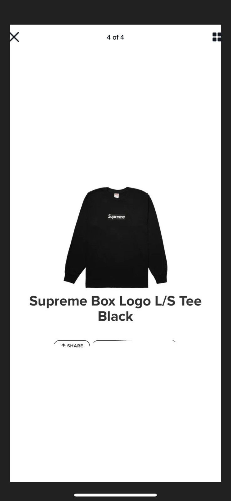 Supreme Supreme Box Logo L/S Tee FW20 Size US M / EU 48-50 / 2 - 4 Thumbnail