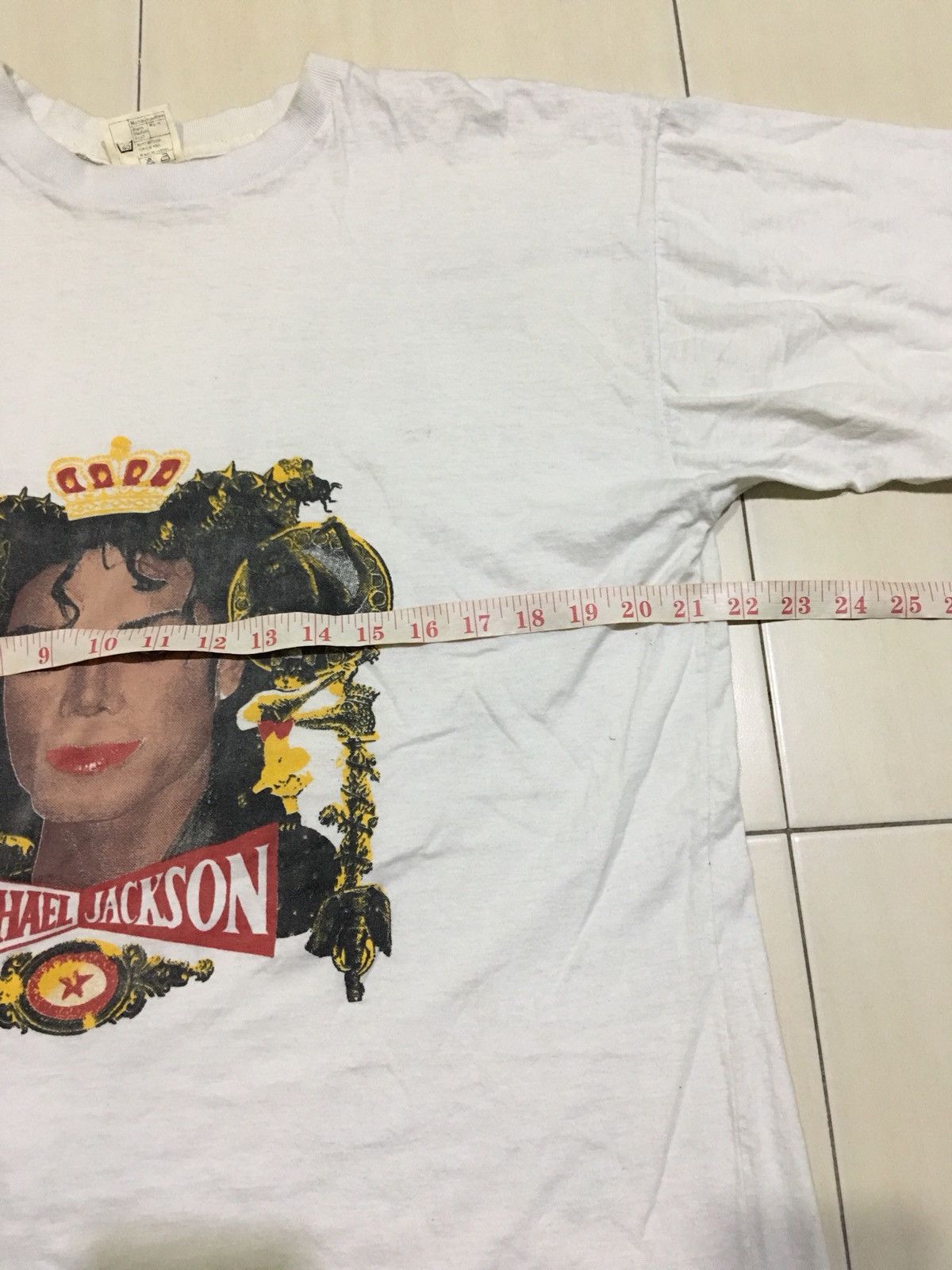 Band Tees × Michael Jackson × Vintage Rare Vintage 90s Michael jackson king of pop tour shirt Size US XL / EU 56 / 4 - 6 Thumbnail