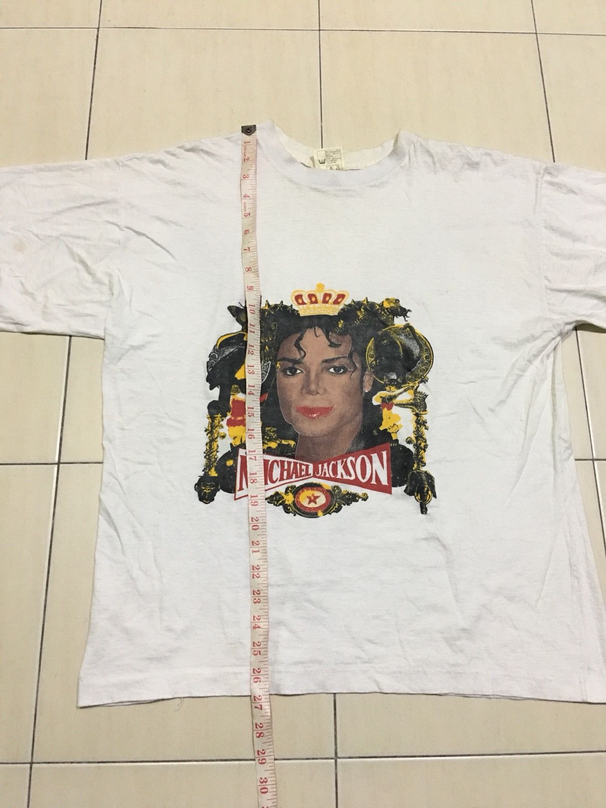 Band Tees × Michael Jackson × Vintage Rare Vintage 90s Michael jackson king of pop tour shirt Size US XL / EU 56 / 4 - 7 Thumbnail