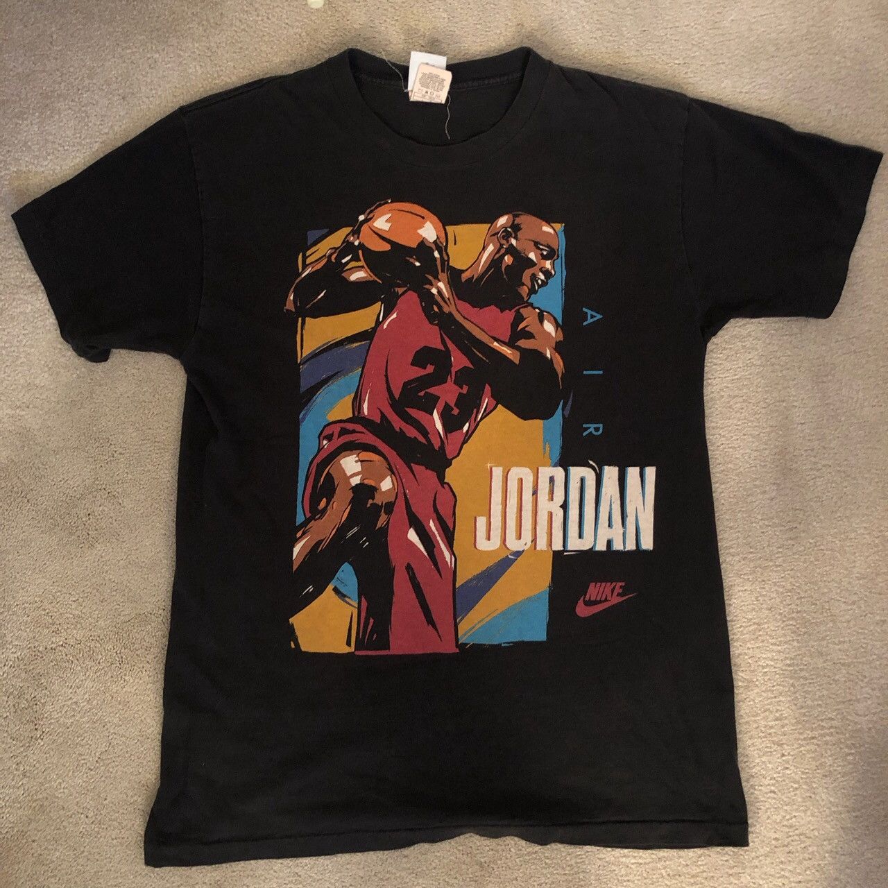 Vintage Vintage Nike Jordan t-shirt Size US L / EU 52-54 / 3 - 2 Thumbnail