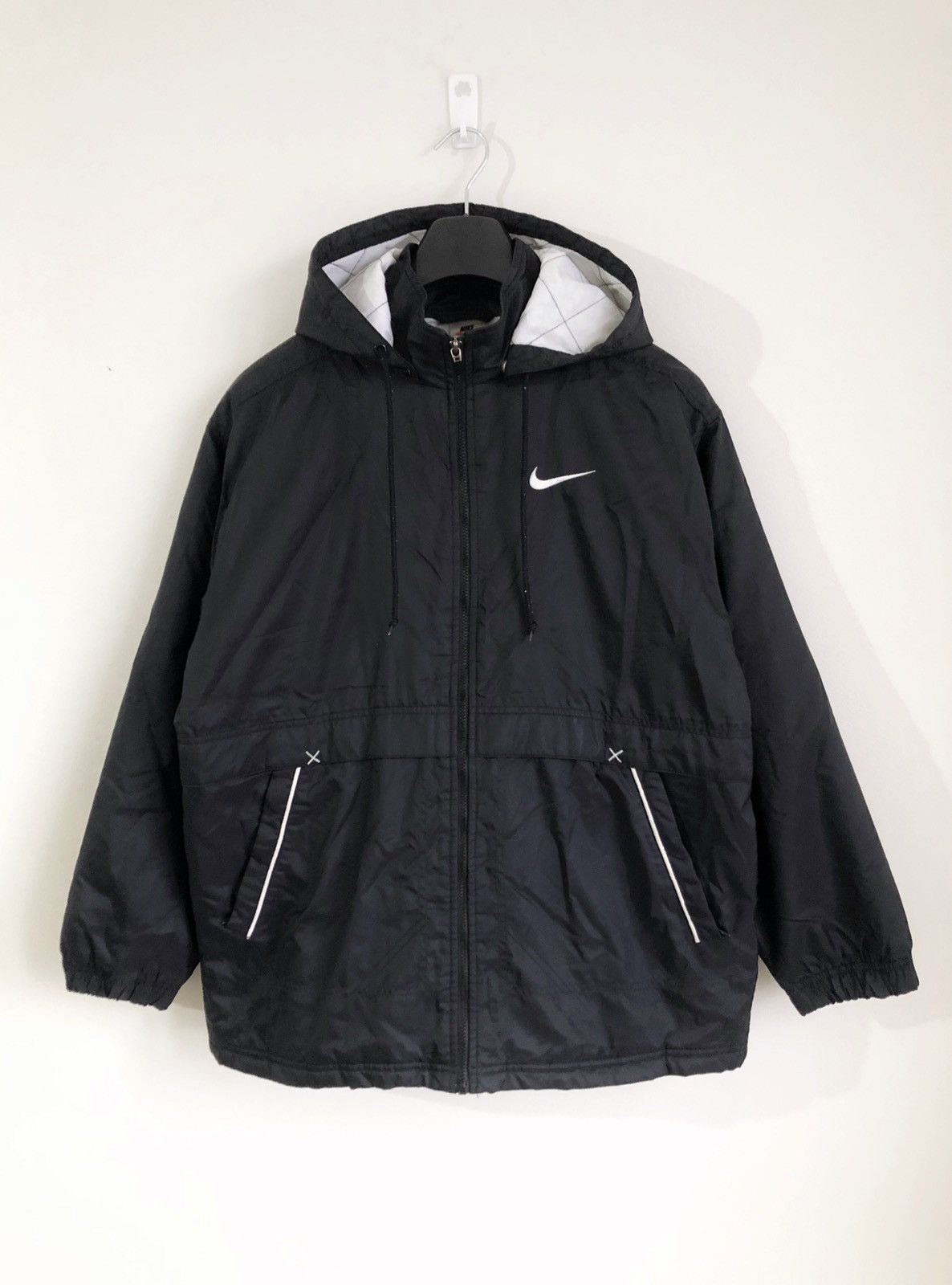 Nike Vintage Nike Big Logo Down Jacket Size US S / EU 44-46 / 1 - 1 Thumbnail