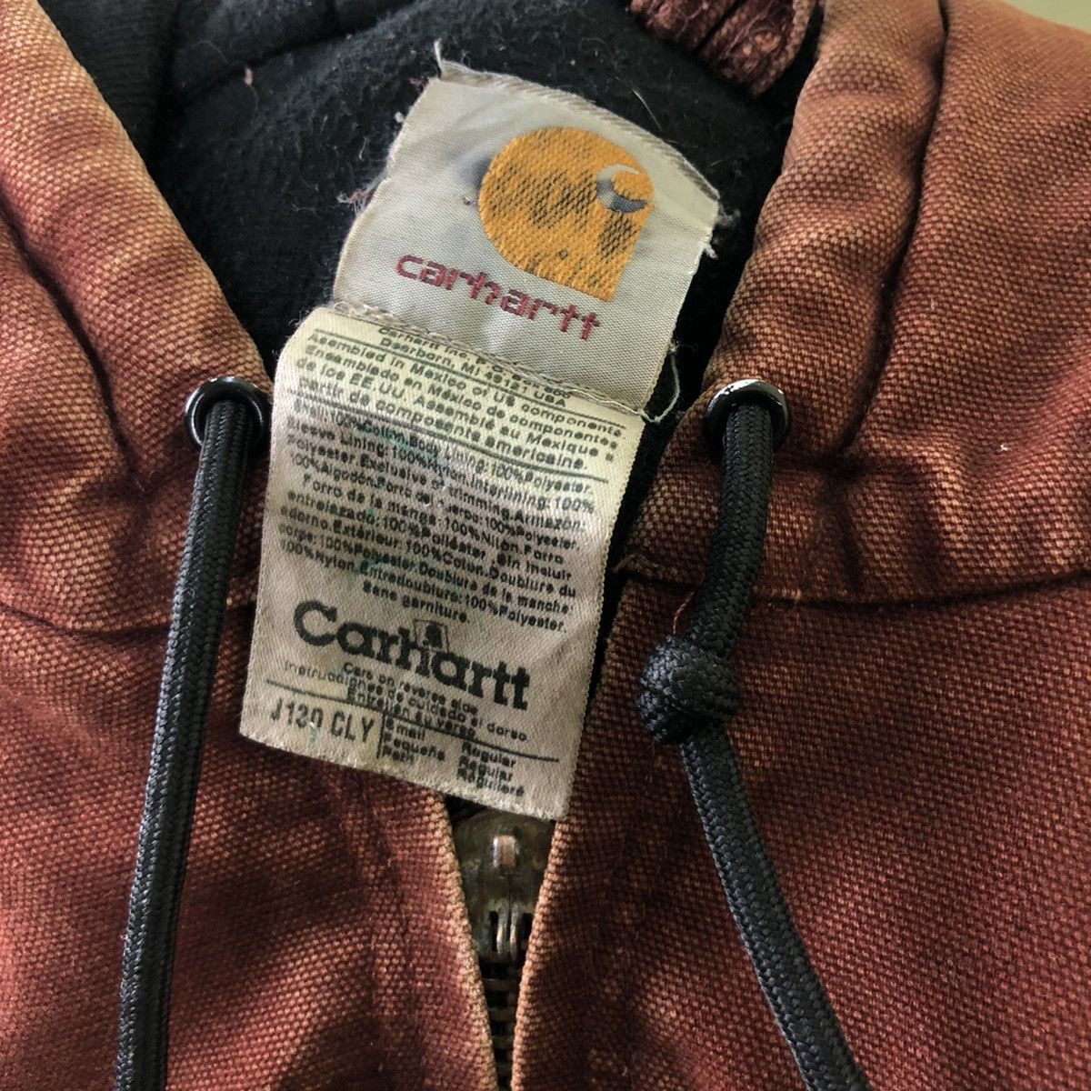 Carhartt × Carhartt Wip × Vintage Vintage Distressed Carhartt Hooded Jacket Kanye/Travis Style Size US M / EU 48-50 / 2 - 8 Thumbnail