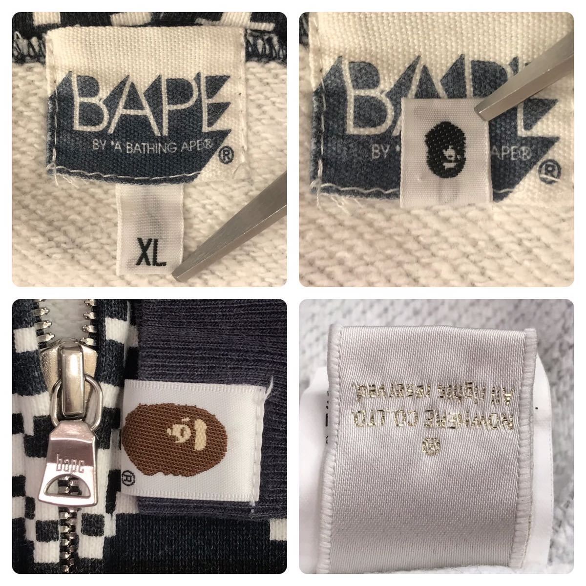 Bape BAPE Diamond pattern full zip hoodie Size US XL / EU 56 / 4 - 7 Thumbnail