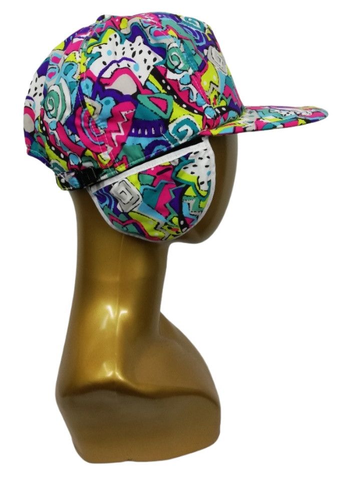 Japanese Brand 🔥Tessera Design Ski Art Multicolor Hat Cap Polyester🔥 Size ONE SIZE - 6 Thumbnail