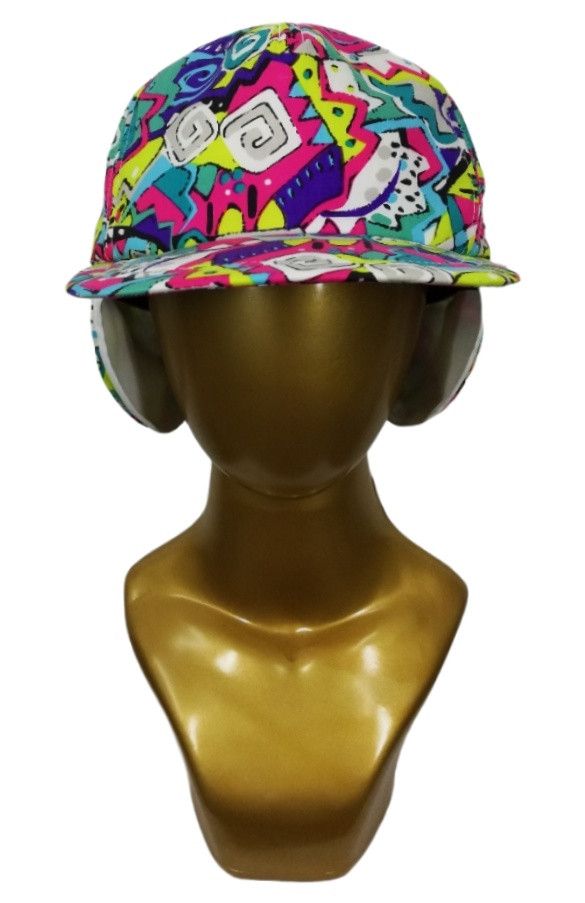 Japanese Brand 🔥Tessera Design Ski Art Multicolor Hat Cap Polyester🔥 Size ONE SIZE - 8 Thumbnail