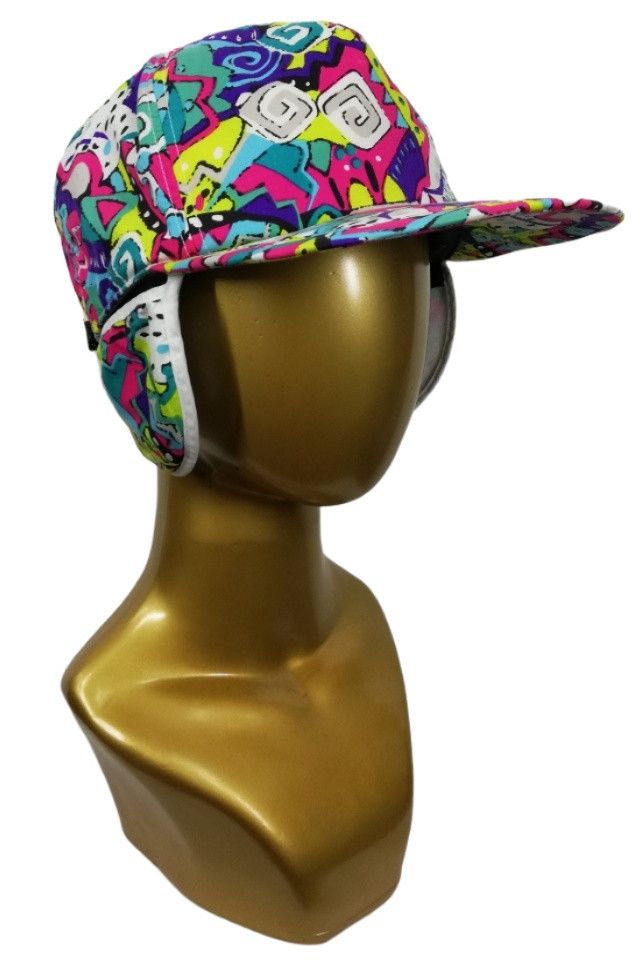 Japanese Brand 🔥Tessera Design Ski Art Multicolor Hat Cap Polyester🔥 Size ONE SIZE - 7 Thumbnail