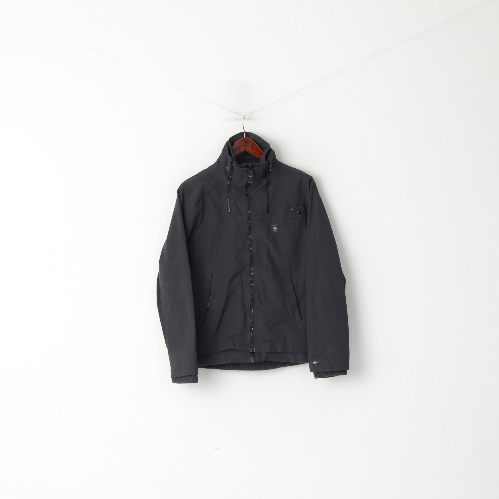 Other Police 883 Men 2 XS Jacket Navy Nylon Waterproof 7752 Size US XS / EU 42 / 0 - 1 Thumbnail