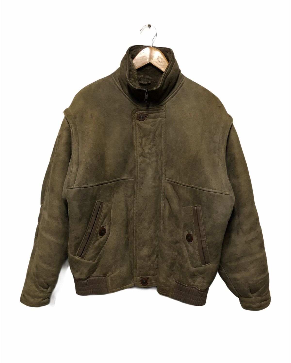 Canterbury of New Zealand ✈️🔥CANTERBURY SHEEPSKIN COAT LEATHER JACKET🔥🛫 Size US L / EU 52-54 / 3 - 1 Thumbnail
