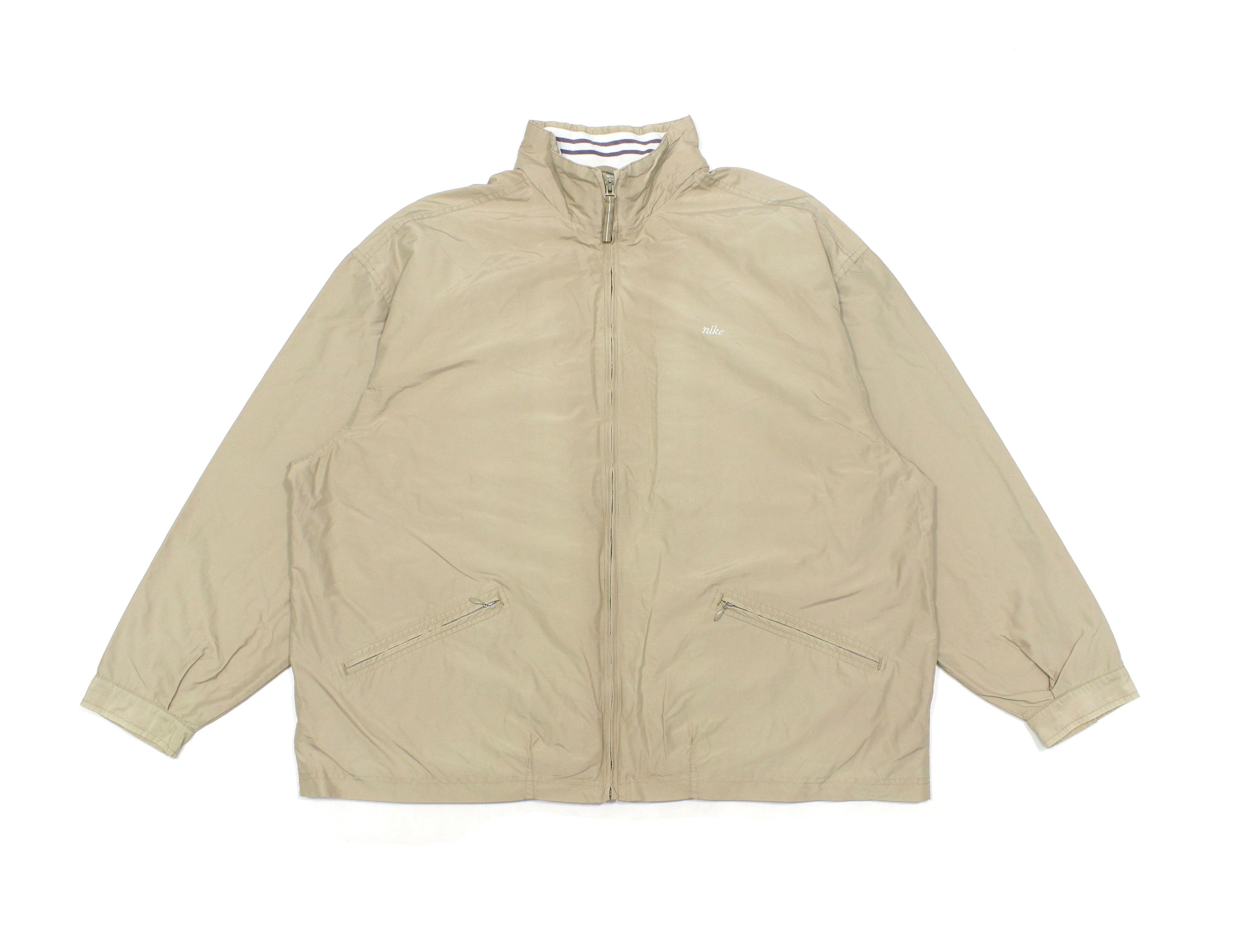 Nike 90S Logo Cotton Nylon Jacket Size US XL / EU 56 / 4 - 1 Thumbnail