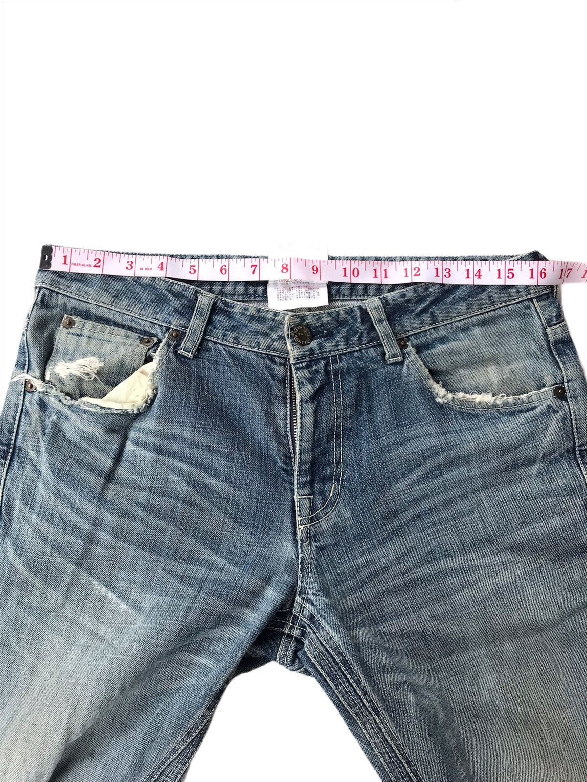 Katharine Hamnett London Head🔥 Katharine Hamnett London Distressed Design Size US 32 / EU 48 - 15 Thumbnail