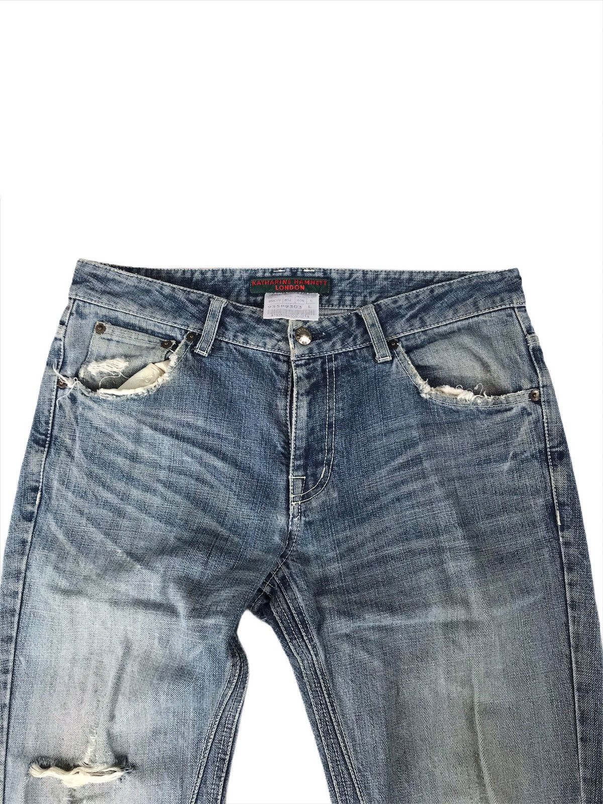 Katharine Hamnett London Head🔥 Katharine Hamnett London Distressed Design Size US 32 / EU 48 - 2 Thumbnail