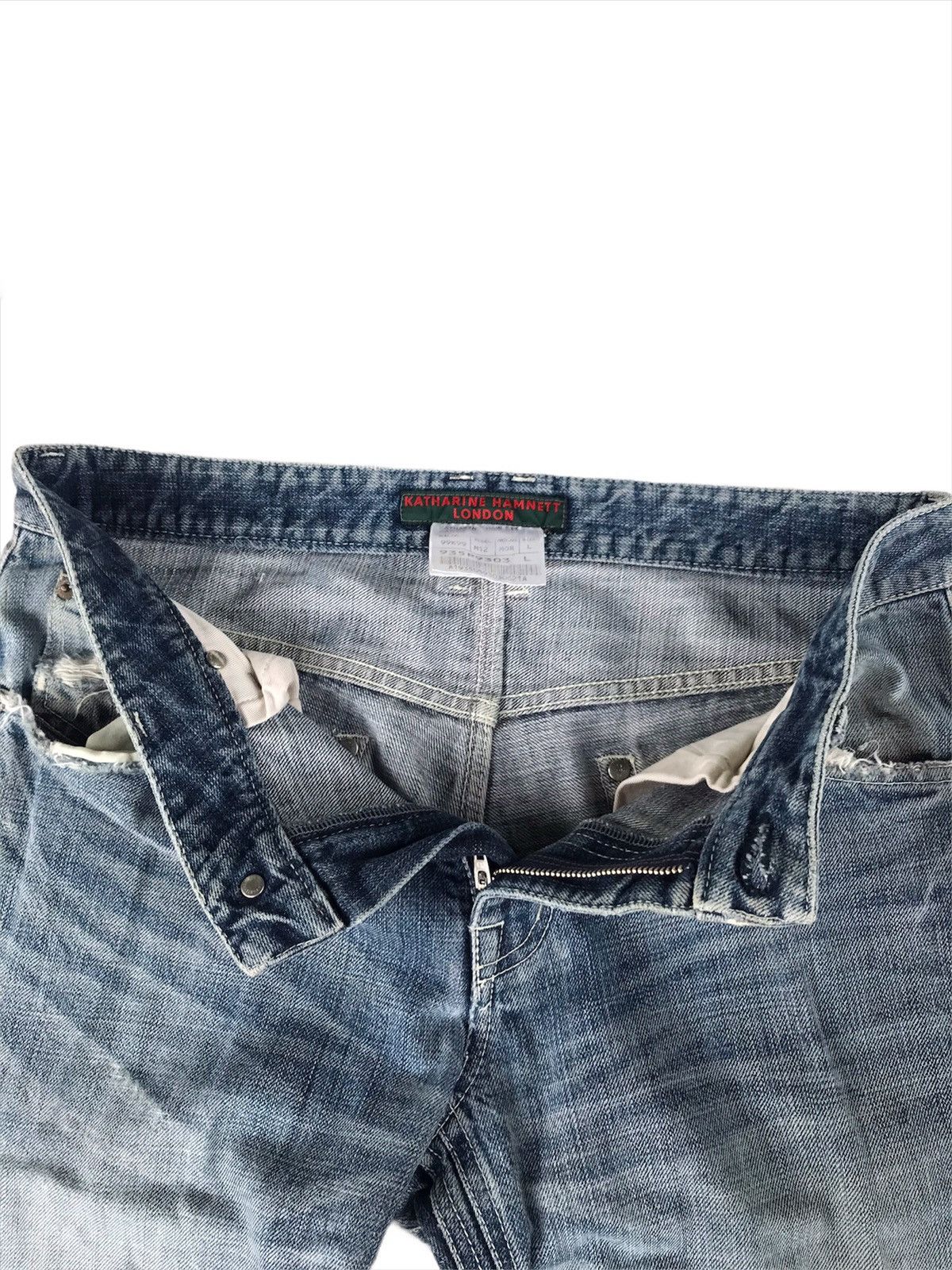 Katharine Hamnett London Head🔥 Katharine Hamnett London Distressed Design Size US 32 / EU 48 - 5 Thumbnail