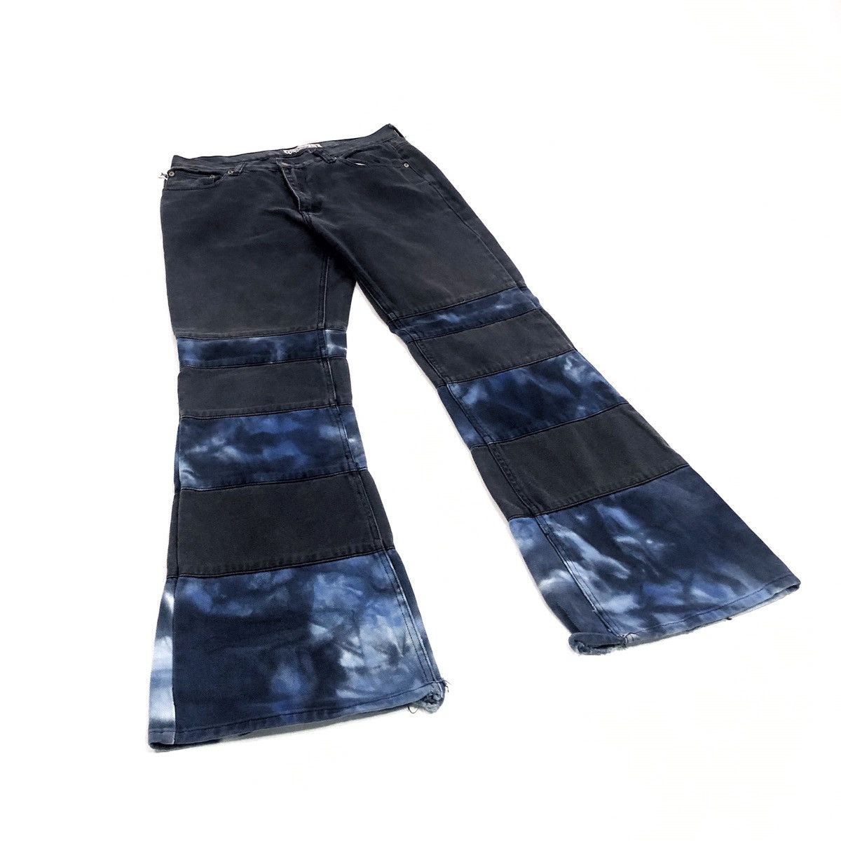 Seditionaries × Vintage Fishbone Bell Bottom Denim Pants Size US 32 / EU 48 - 2 Thumbnail