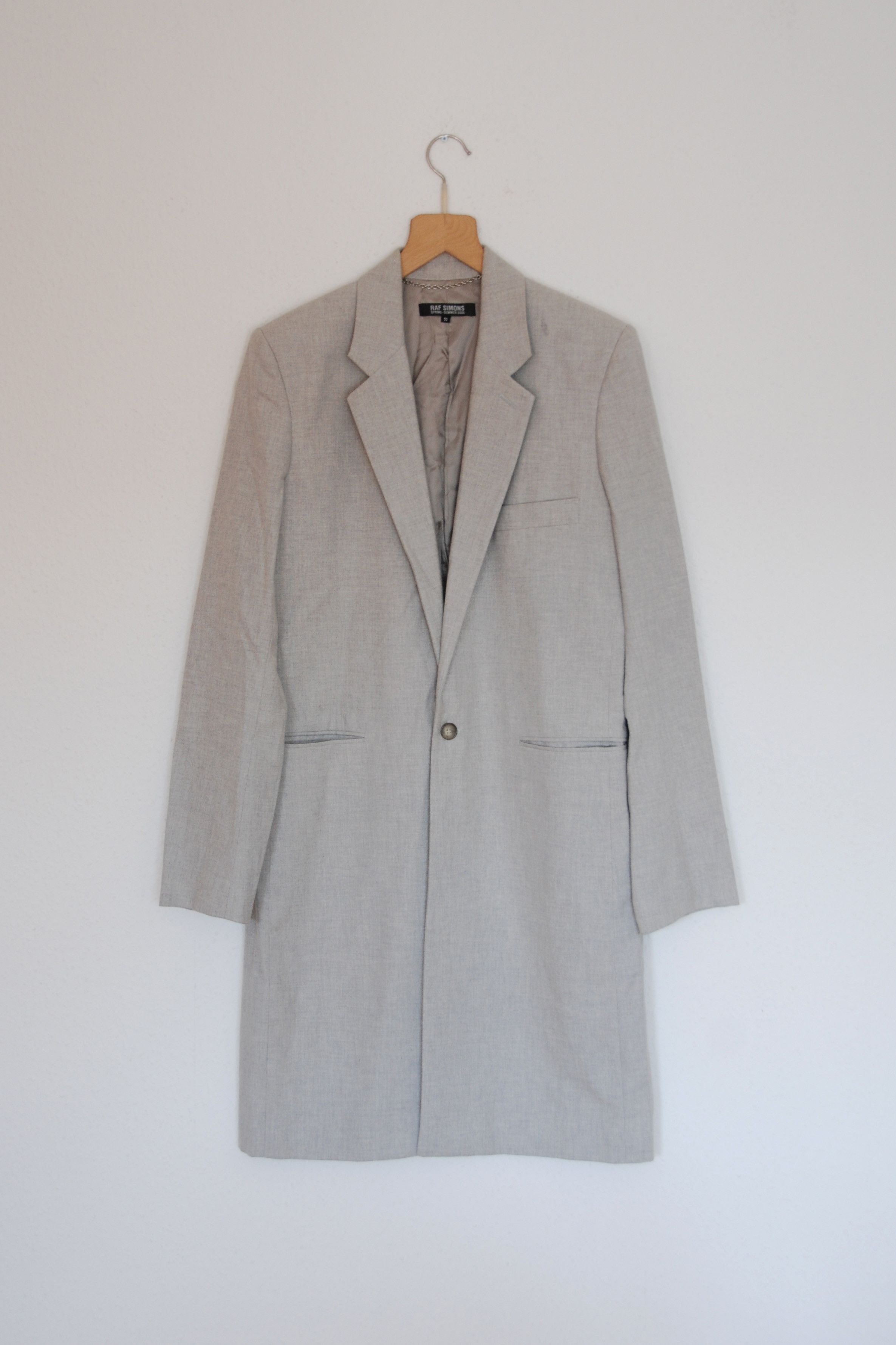 Raf Simons Raf Simons lightweight chesterfield coat SS05 Size US M / EU 48-50 / 2 - 4 Thumbnail