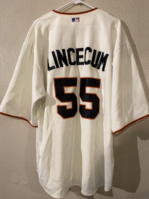 Majestic, Shirts, 55 Tim Lincecum Giants Tshirt Mens Size Xl