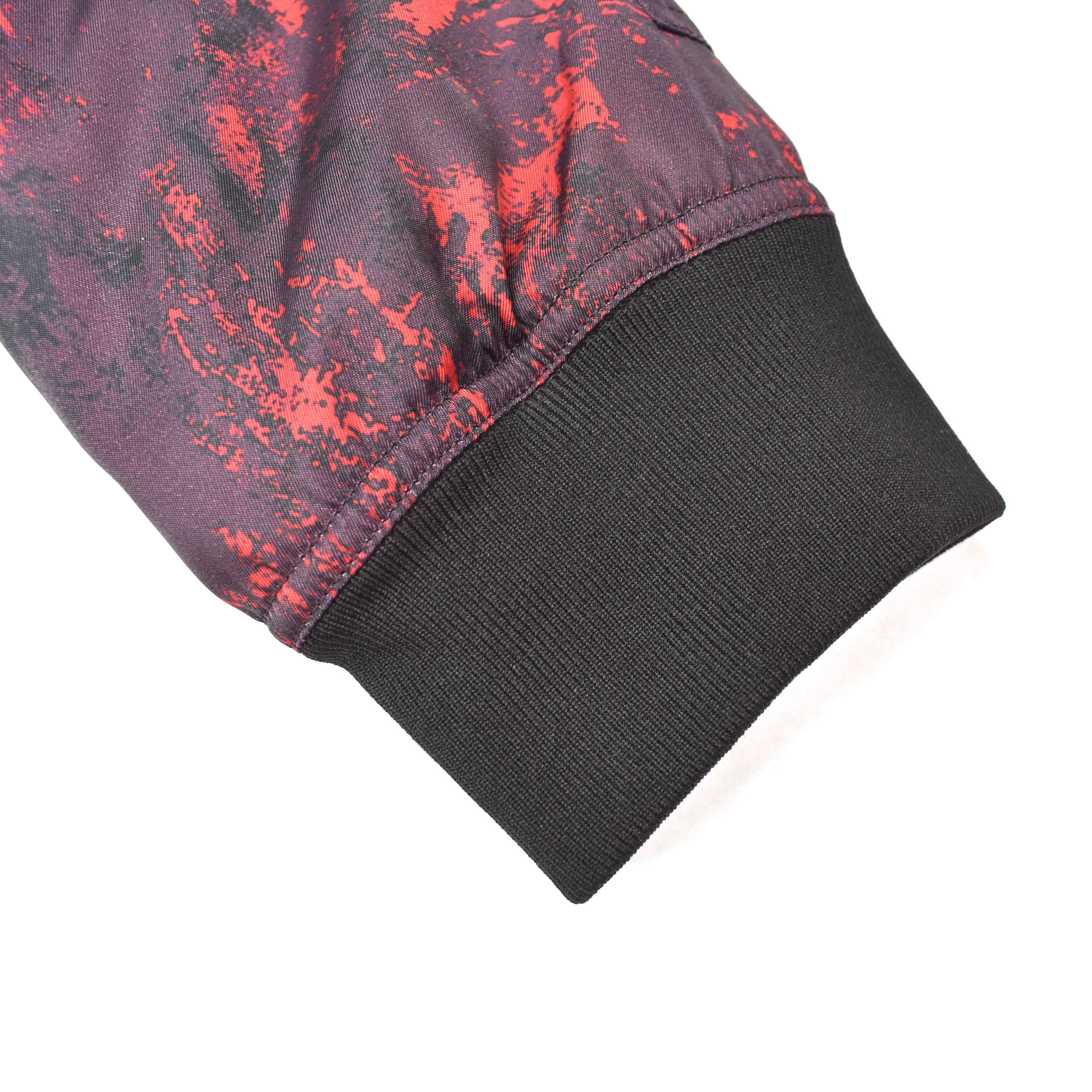 Dior $2k Abstract Print Red Bomber Jacket NWT Size US L / EU 52-54 / 3 - 11 Thumbnail
