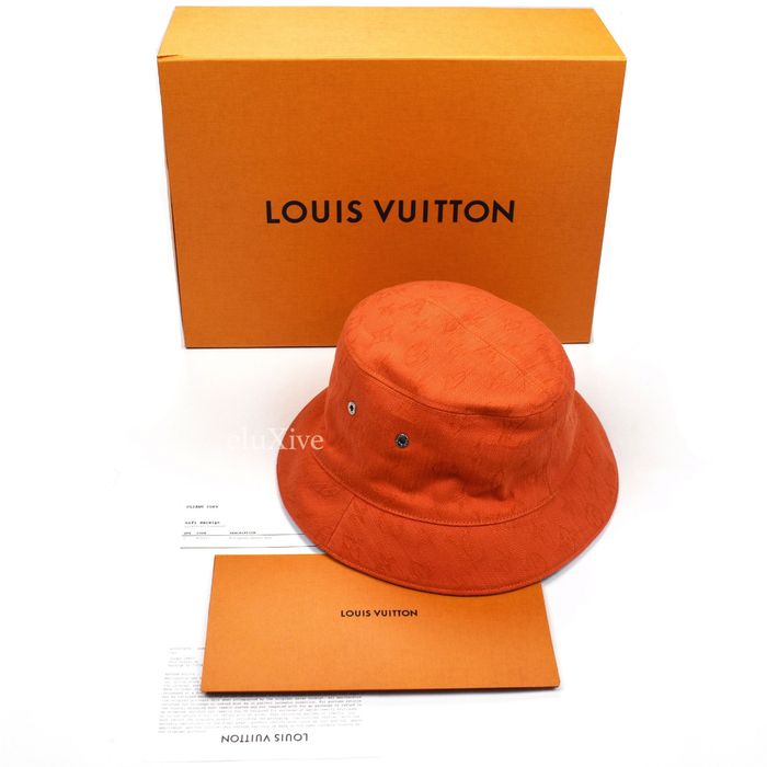 NWT LV Louis Vuitton Bandana Monogram Reversible Bucket Hat DS SS22  AUTHENTIC