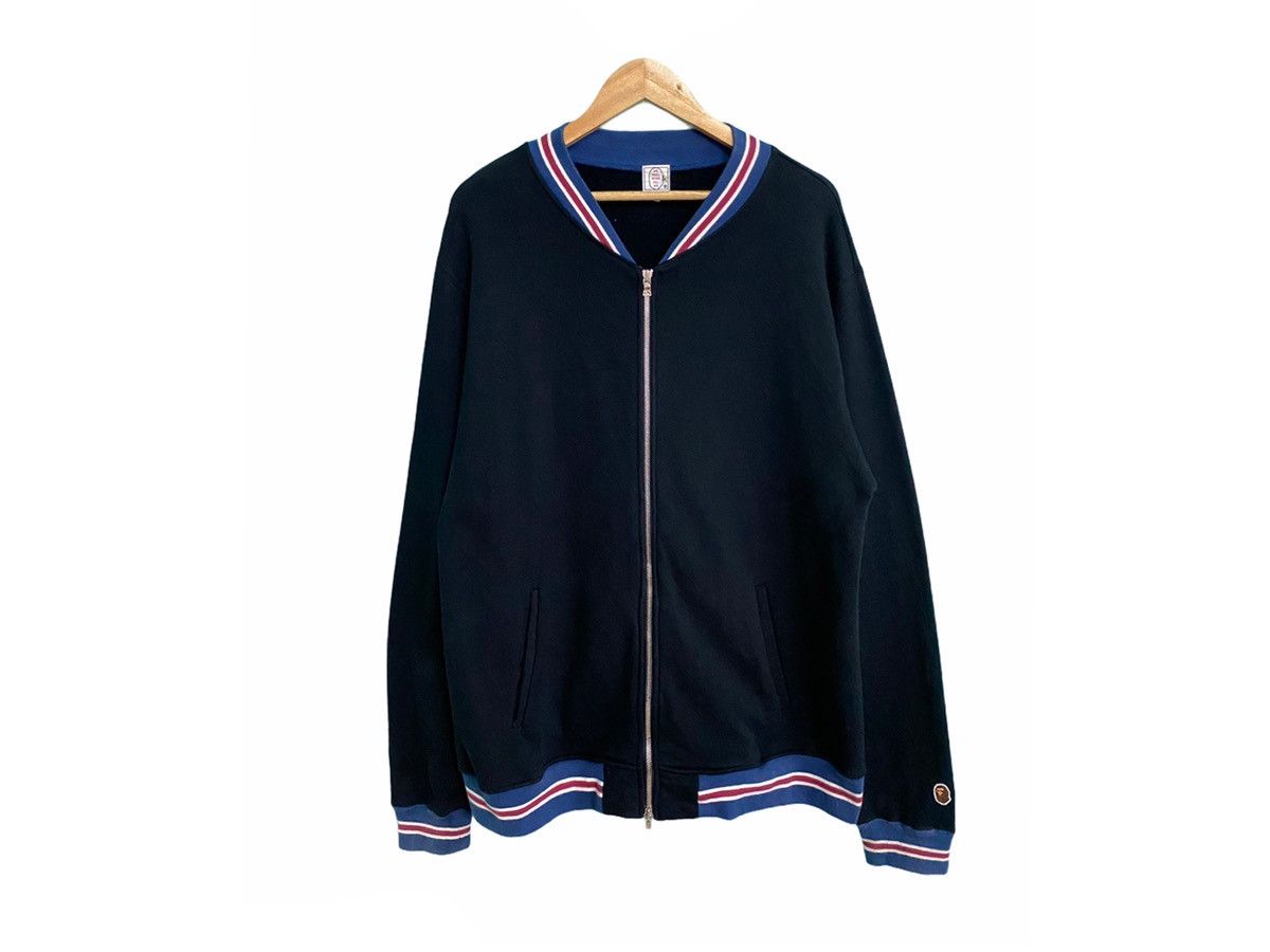 Bape Line Rib Zip Sweatshirt Size US L / EU 52-54 / 3 - 2 Thumbnail