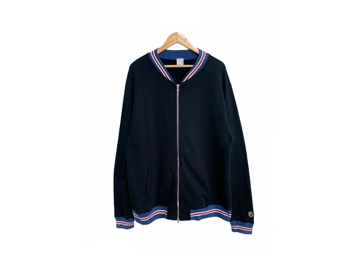 Bape Line Rib Zip Sweatshirt Size US L / EU 52-54 / 3 - 1 Thumbnail