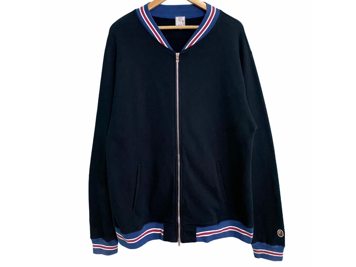 Bape Line Rib Zip Sweatshirt Size US L / EU 52-54 / 3 - 3 Thumbnail