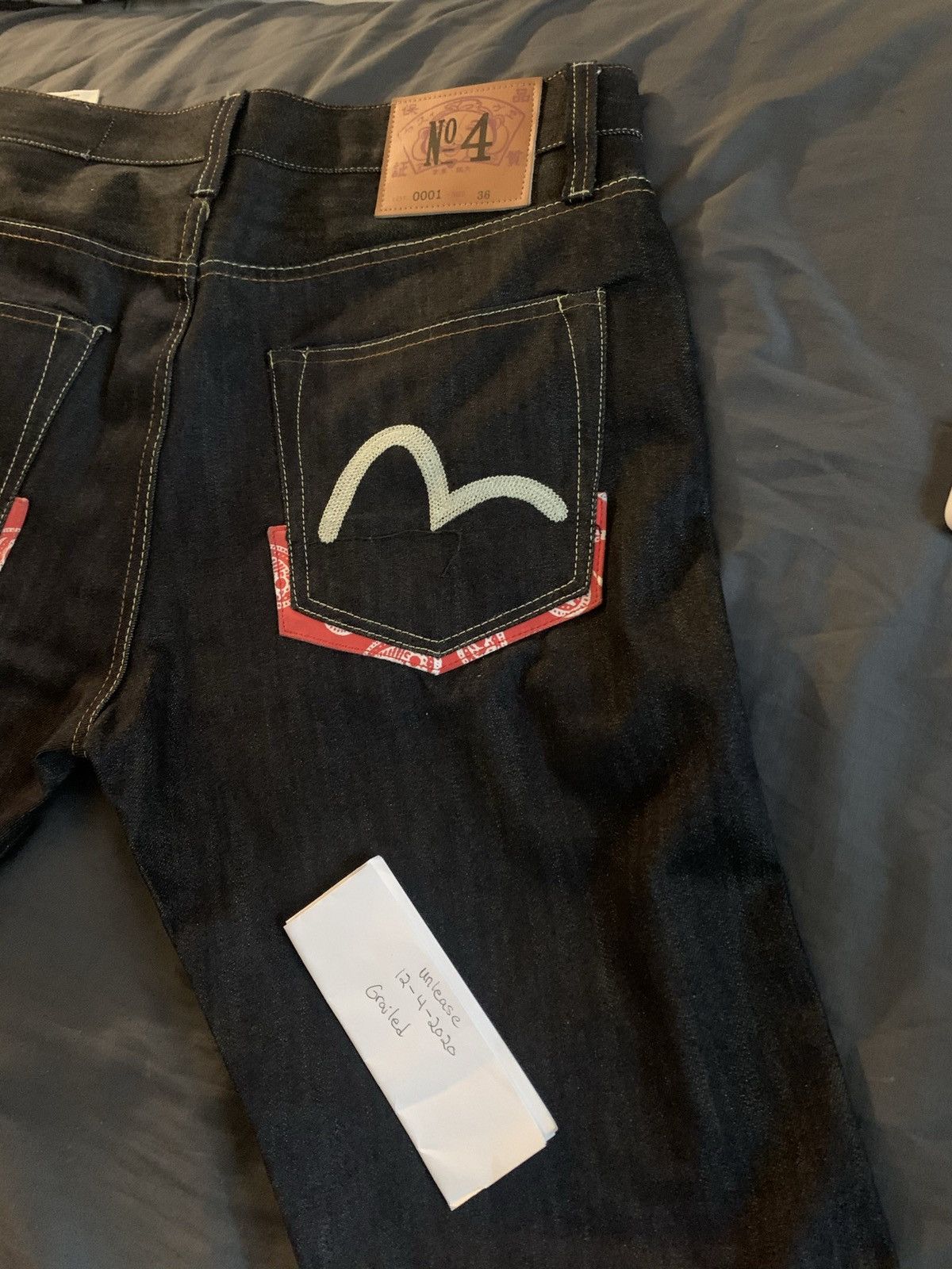 Evisu × Japanese Brand Evisu Rare Japan vintage raw denim 36/34 Size US 36 / EU 52 - 14 Thumbnail