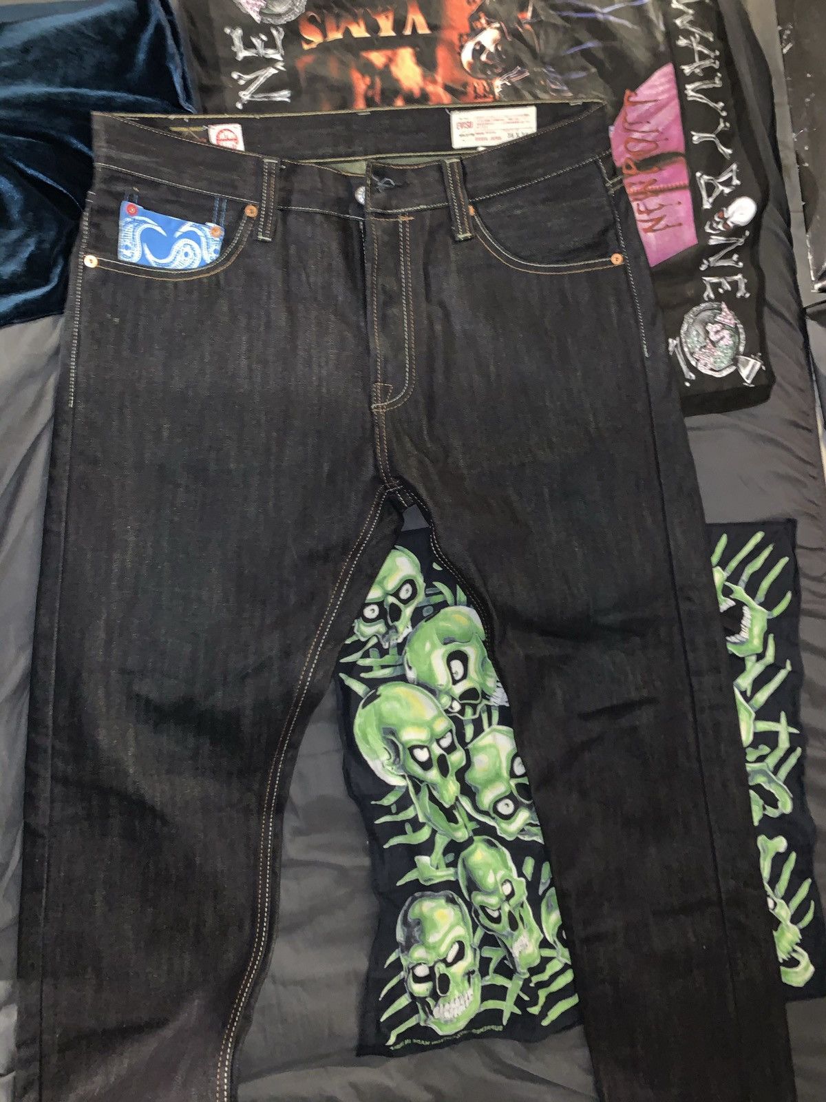Evisu × Japanese Brand Evisu Rare Japan vintage raw denim 36/34 Size US 36 / EU 52 - 12 Thumbnail