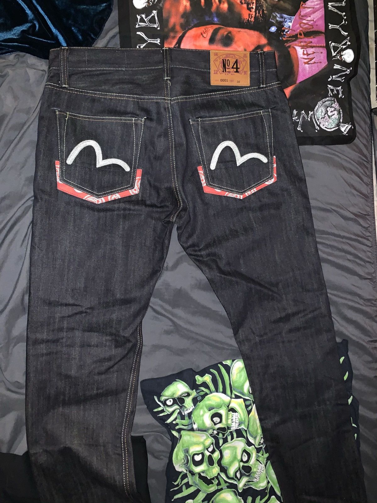 Evisu × Japanese Brand Evisu Rare Japan vintage raw denim 36/34 Size US 36 / EU 52 - 11 Thumbnail