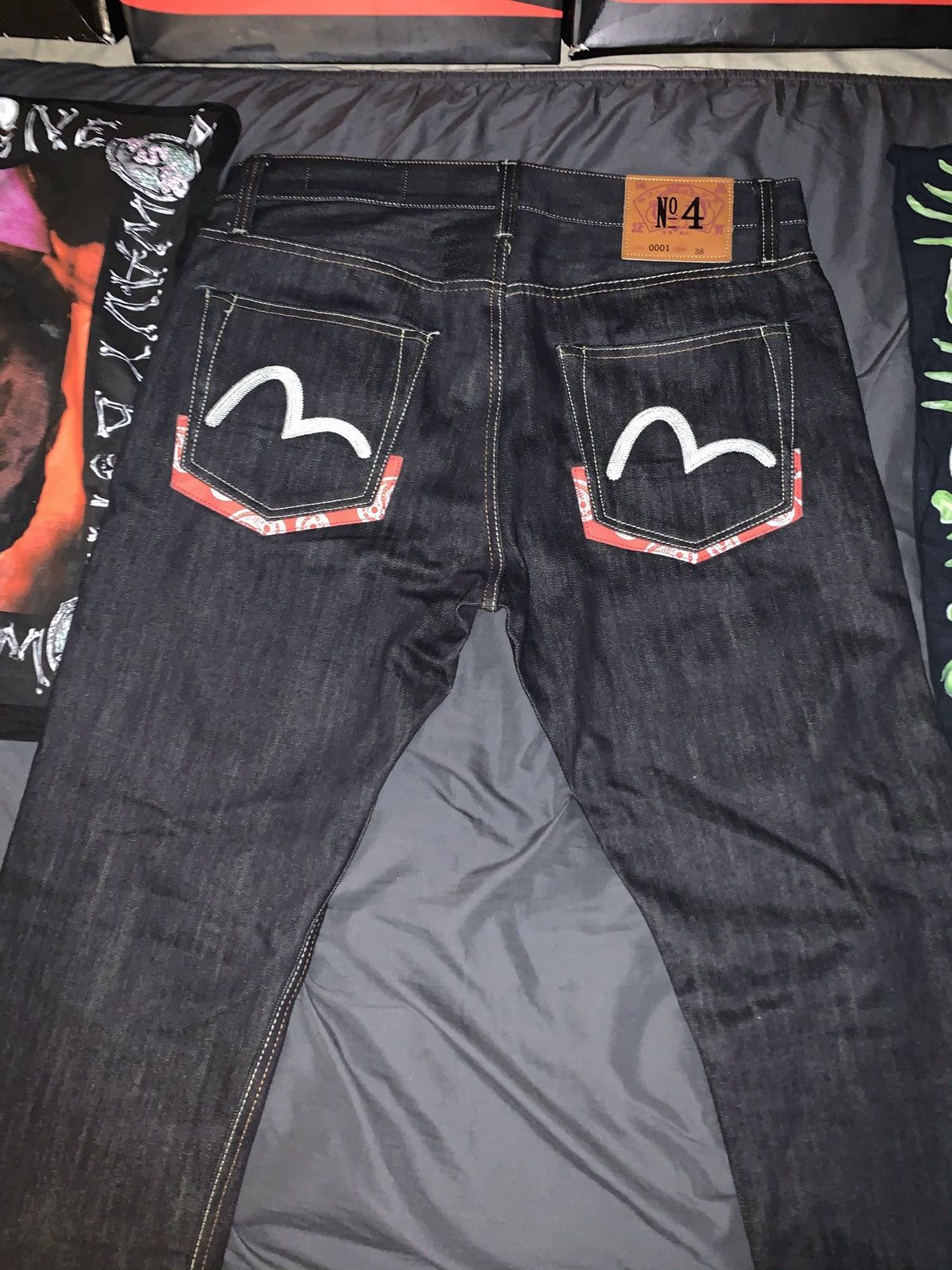 Evisu × Japanese Brand Evisu Rare Japan vintage raw denim 36/34 Size US 36 / EU 52 - 4 Thumbnail