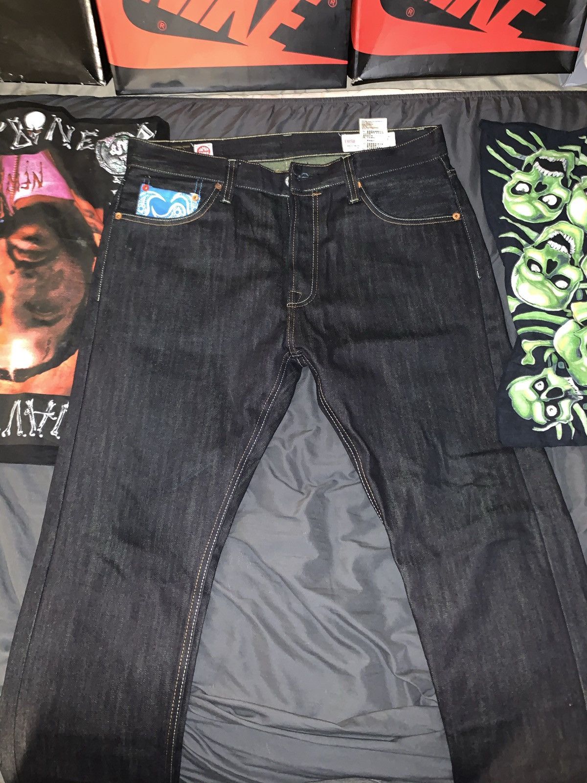 Evisu × Japanese Brand Evisu Rare Japan vintage raw denim 36/34 Size US 36 / EU 52 - 10 Thumbnail