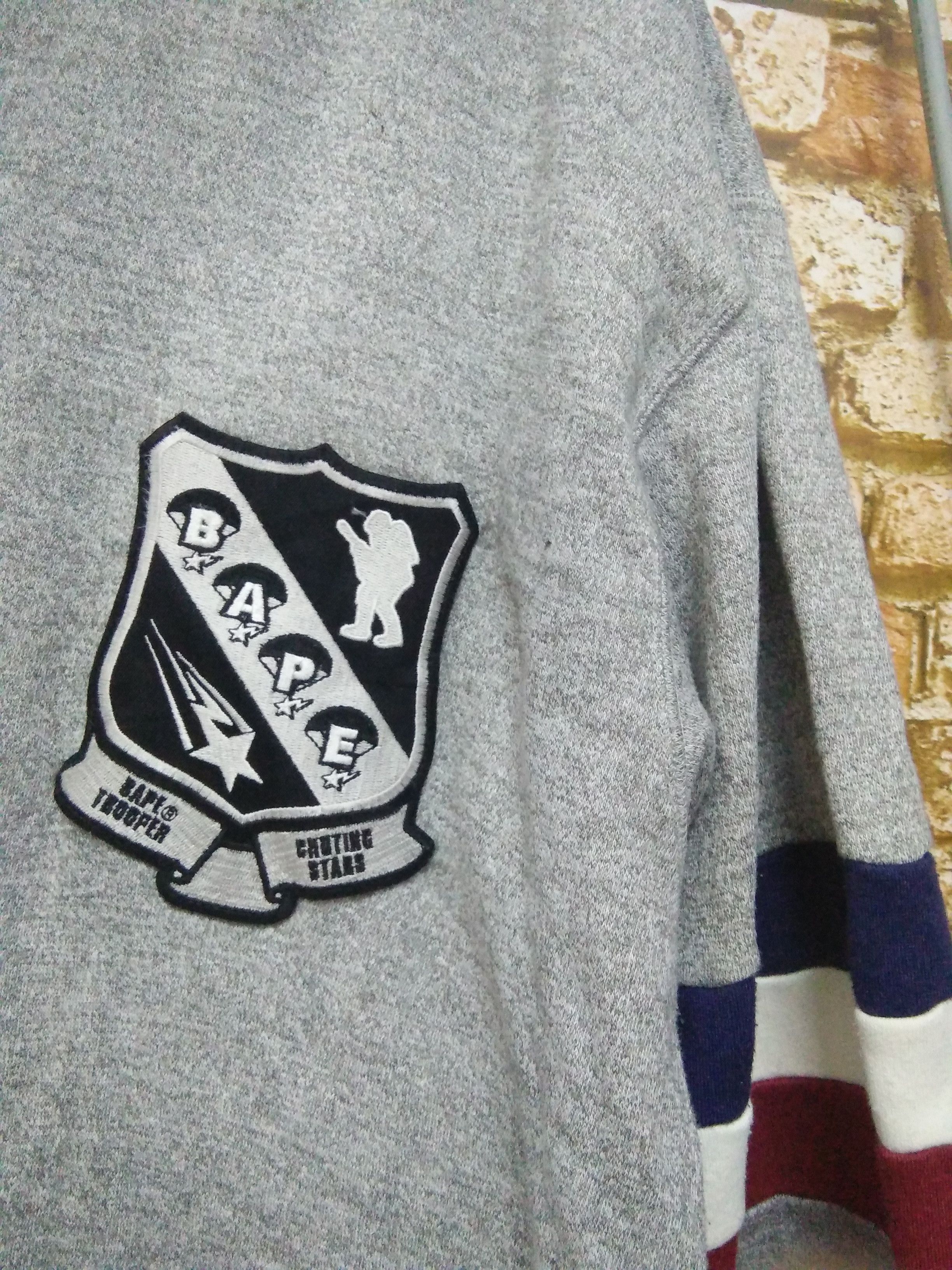 Bape × Vintage BAPE TROOPER CREWNECK Size US XL / EU 56 / 4 - 3 Thumbnail
