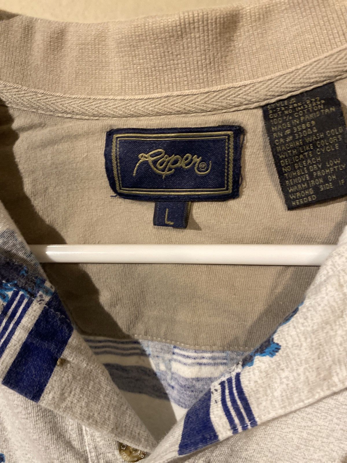 Roper × Vintage Vintage 90s Roper cowboy polo Size US L / EU 52-54 / 3 - 3 Thumbnail