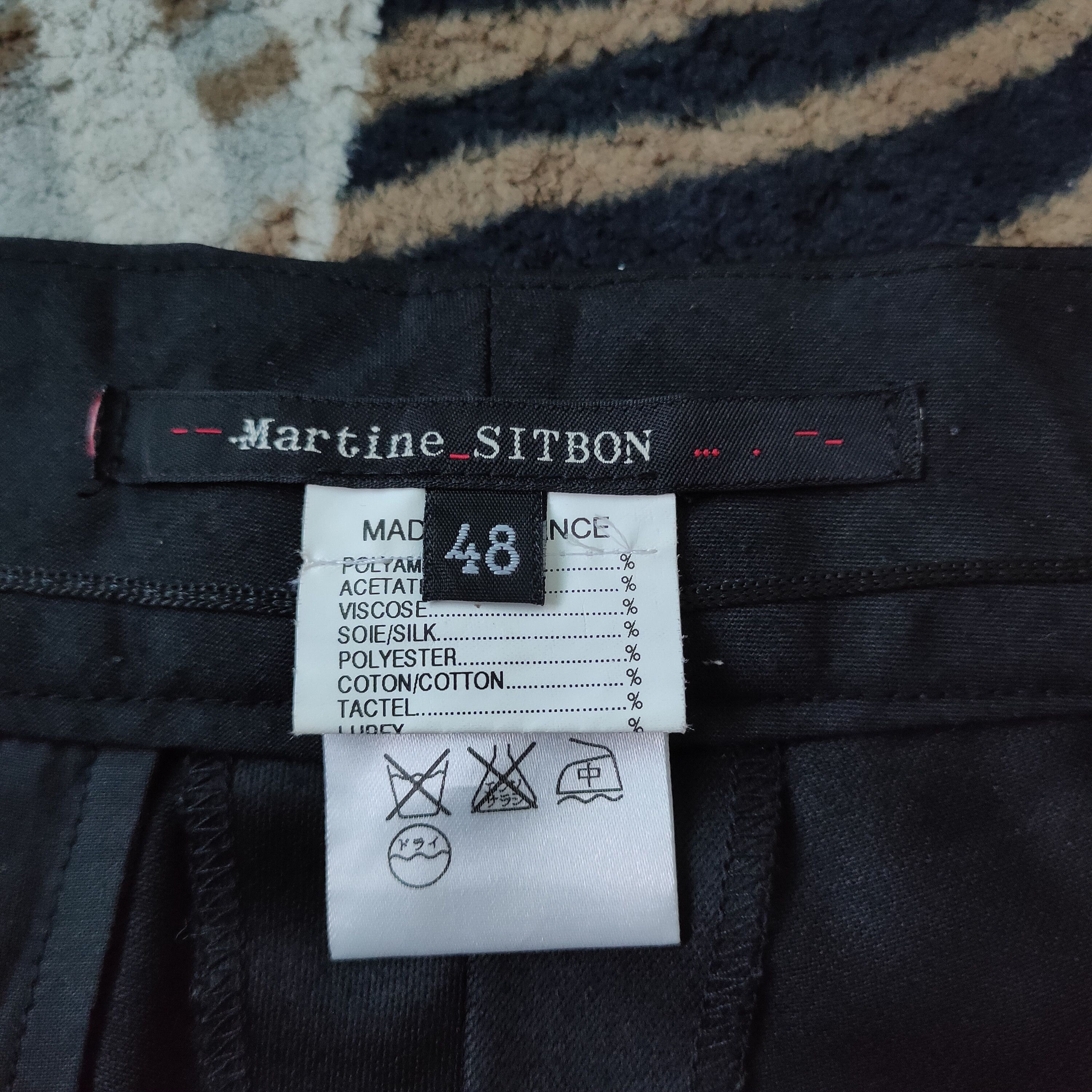 Martine Sitbon martine sitbon pants slack black colour trouser Size US 33 - 9 Thumbnail