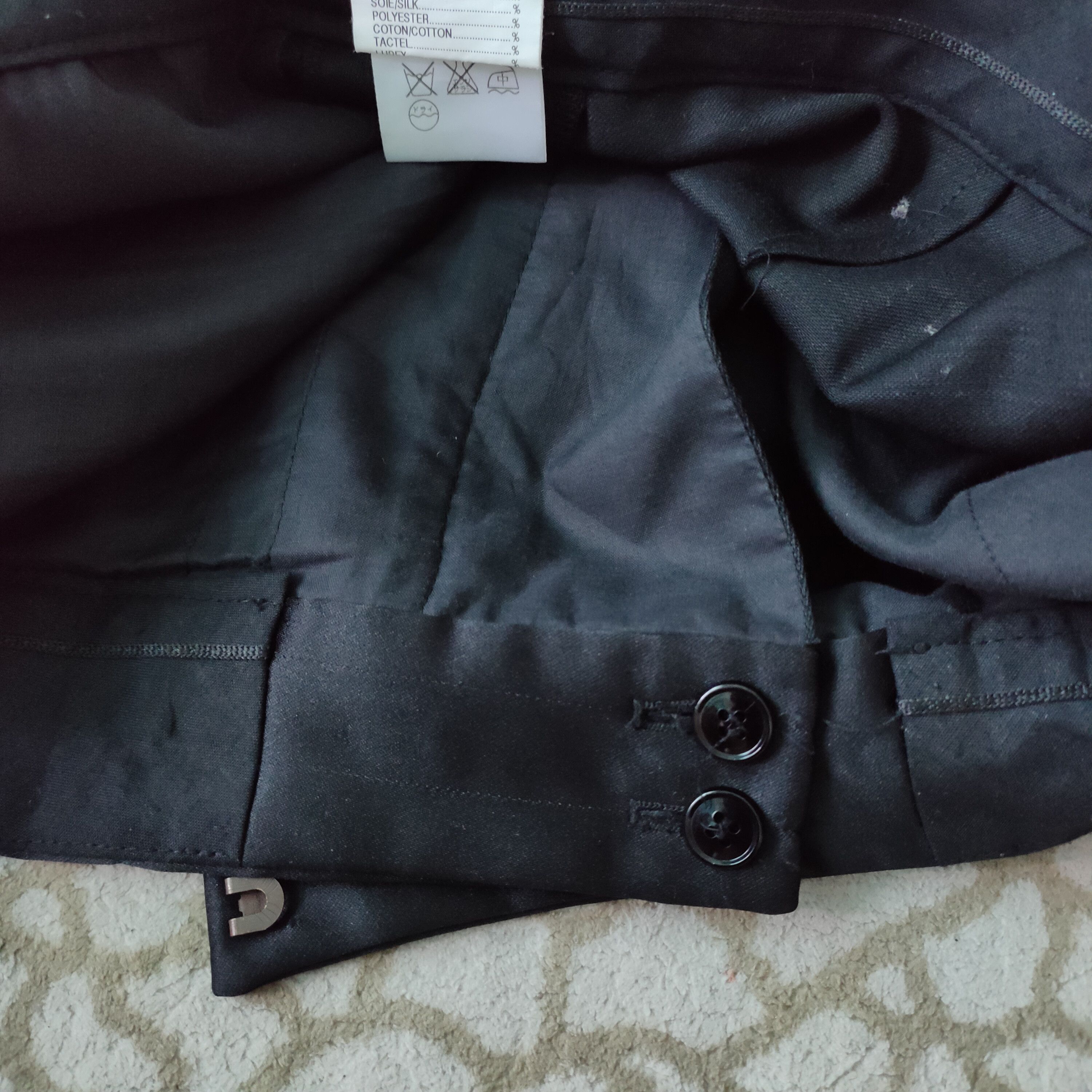 Martine Sitbon martine sitbon pants slack black colour trouser Size US 33 - 4 Thumbnail