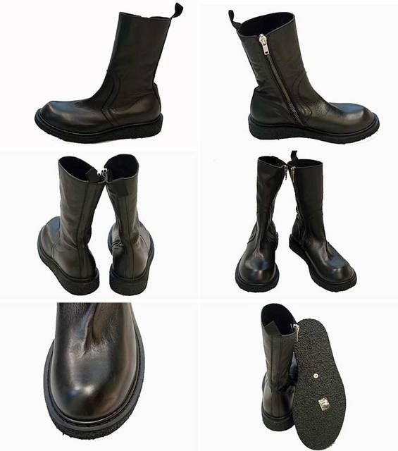 Rick Owens sidezip boots