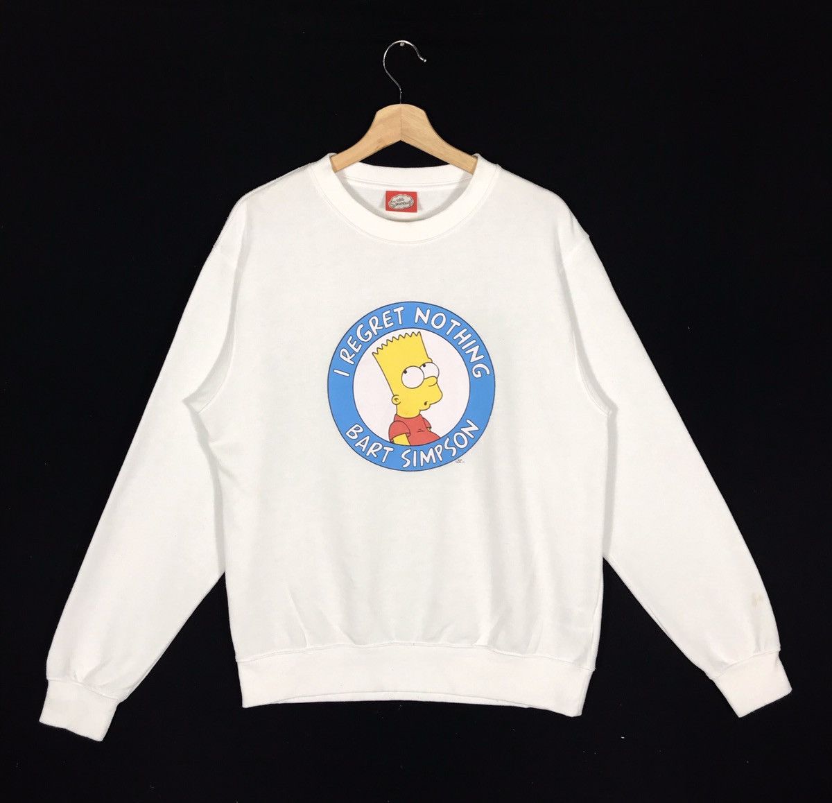 vintage I Regret Nothing Bart Simpson Sweatshirt