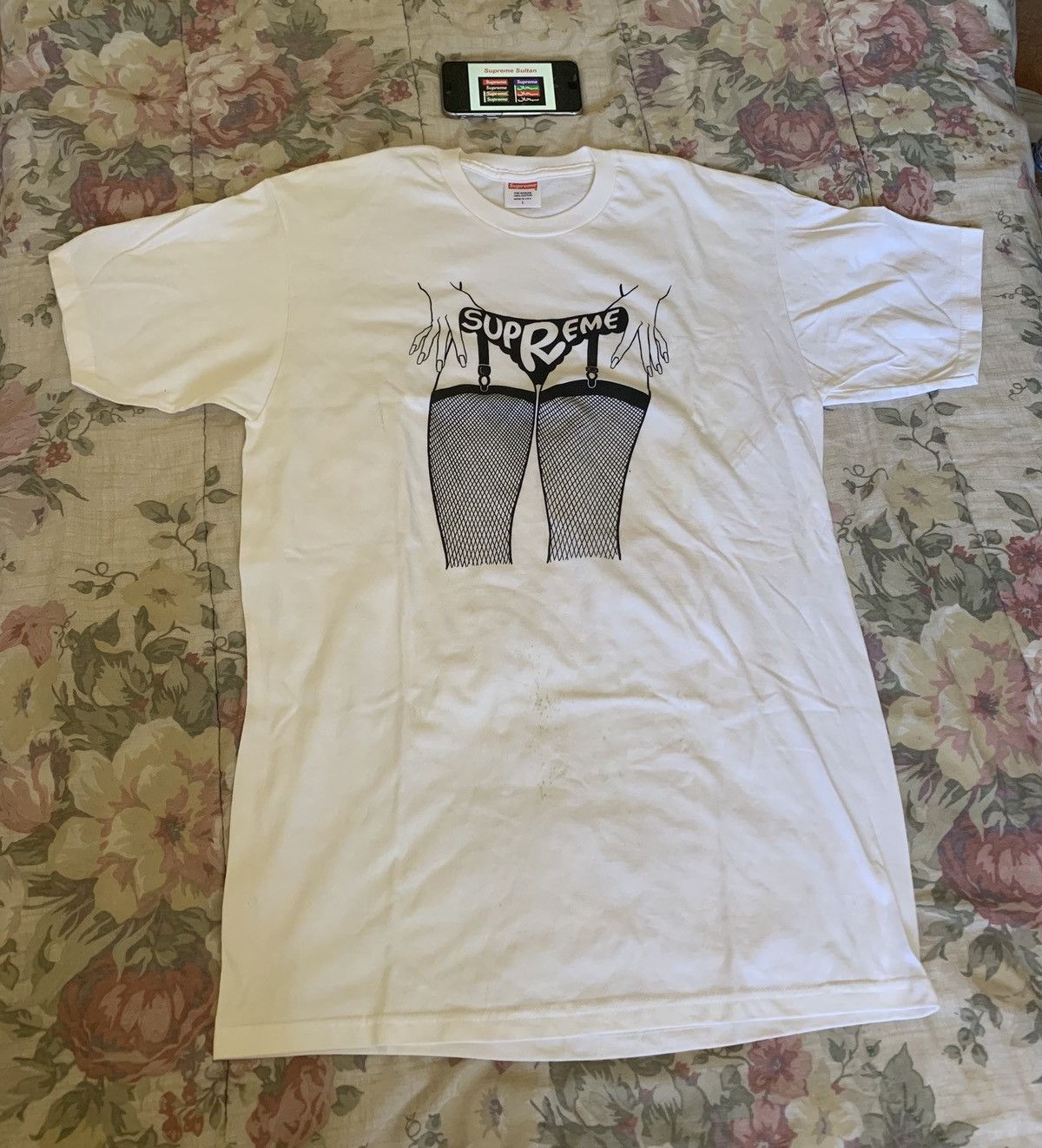Supreme fishnet tee outlet
