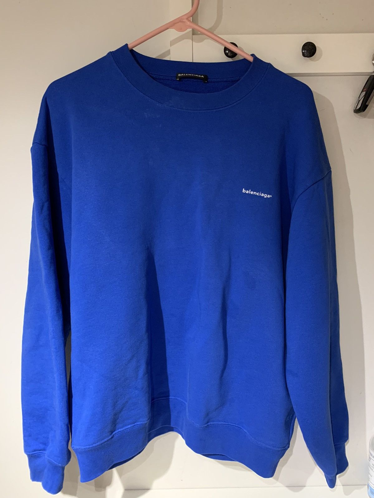 Balenciaga Blue Balenciaga sweater Grailed