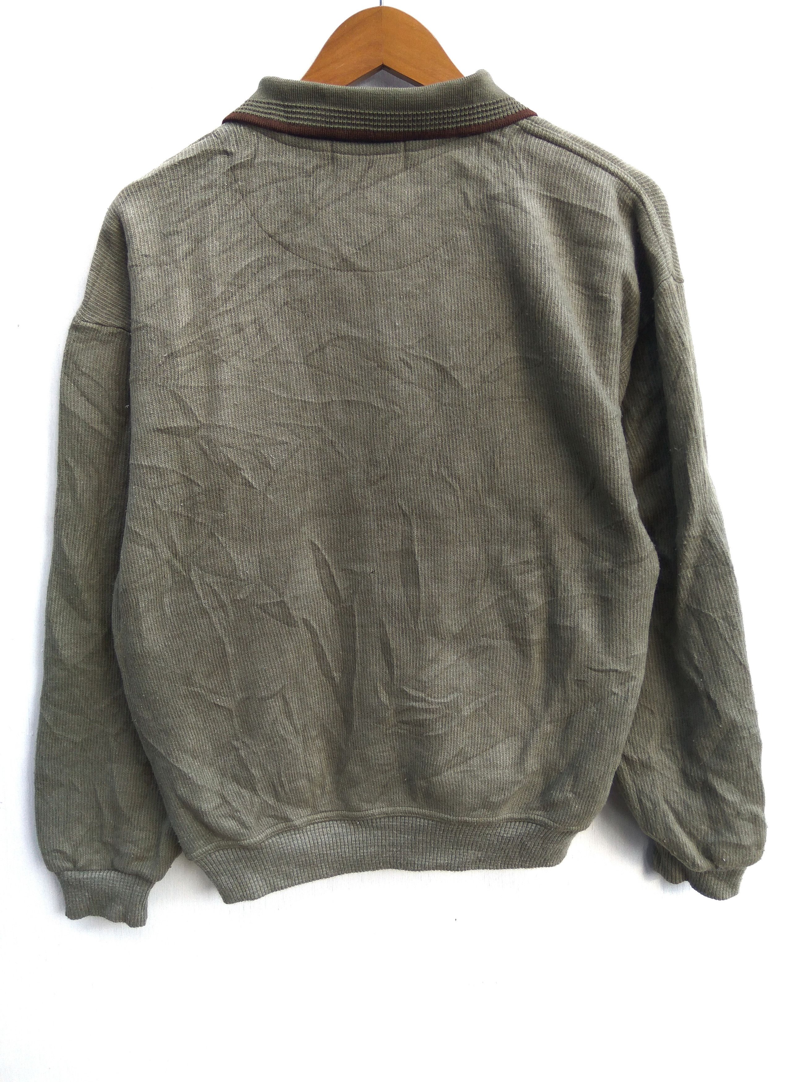 Valentino CLAUDIO VALENTINO PARIS Collar Sweatshirt Quarter Button Size US M / EU 48-50 / 2 - 3 Thumbnail