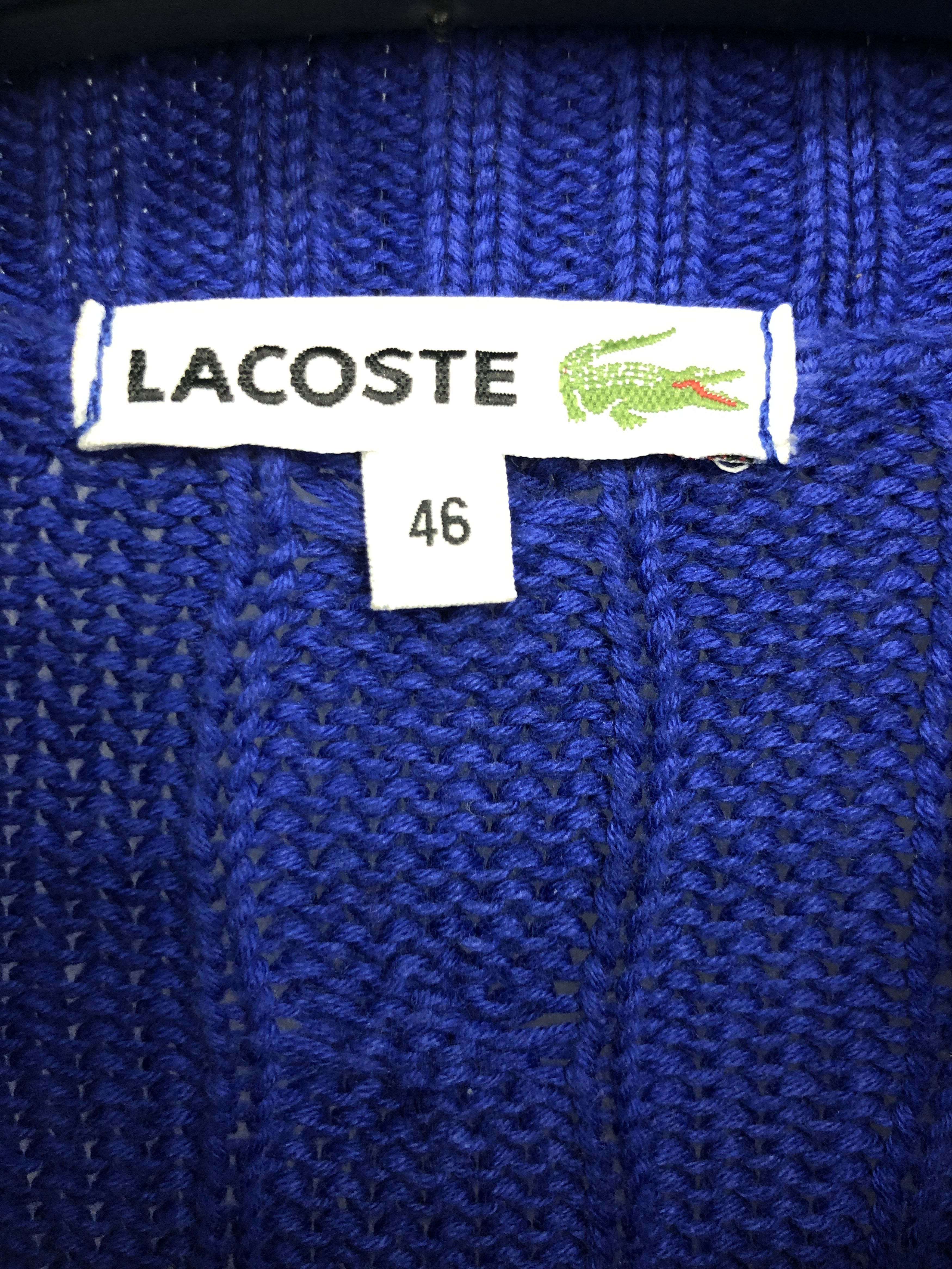 Lacoste LACOSTE Sweater Small Logo fullzip Jumper Pullover Size US S / EU 44-46 / 1 - 4 Thumbnail