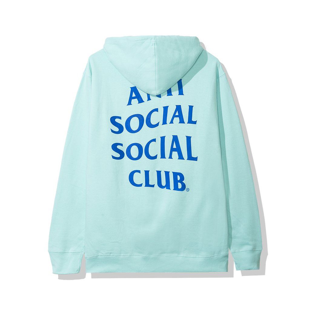 Anti Social Social Club DS ASSC Blue Give Me happiness Pain Mint Hoodie ...