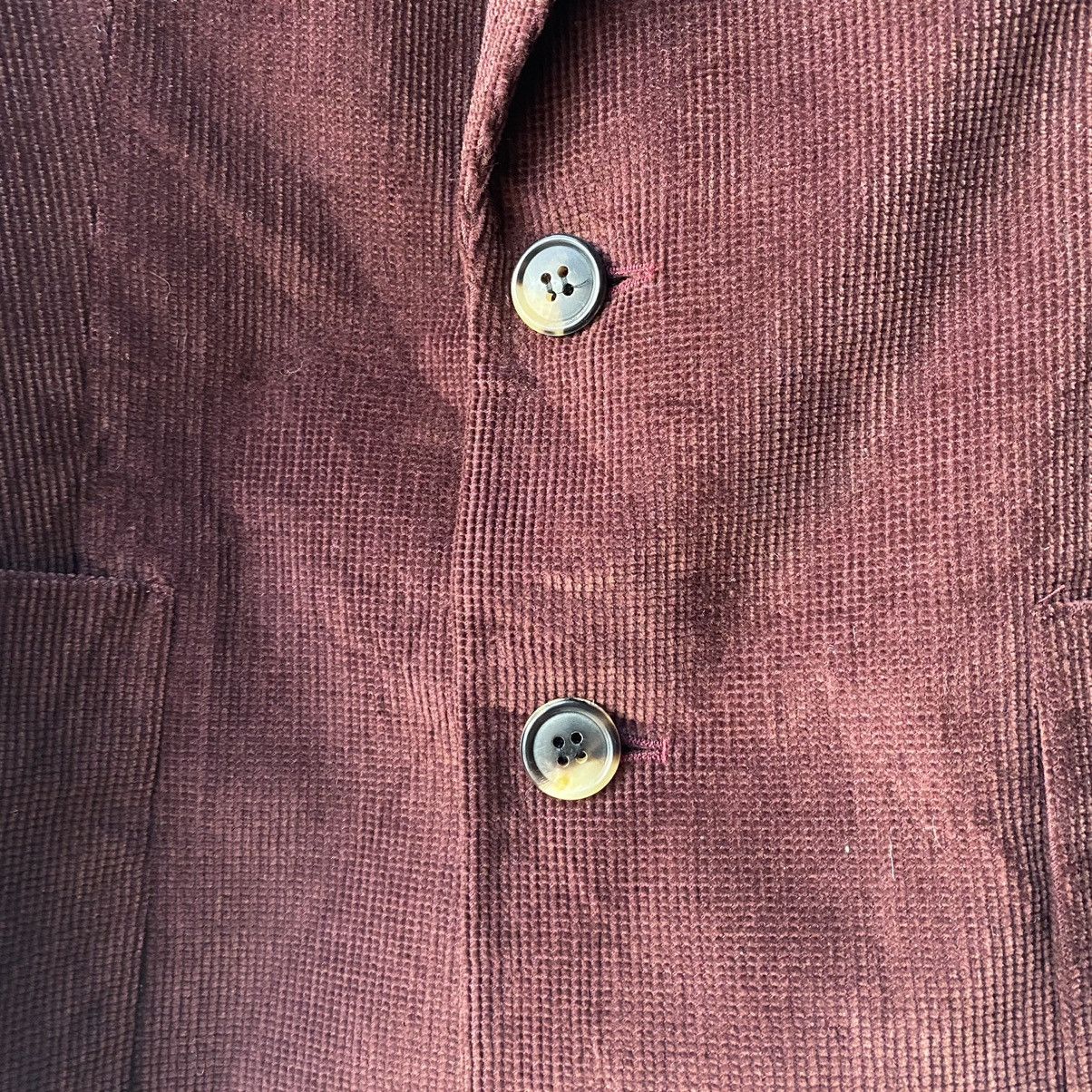 A.P.C. A.P.C Velvet Blazer Maroon 36 Size 36S - 10 Thumbnail