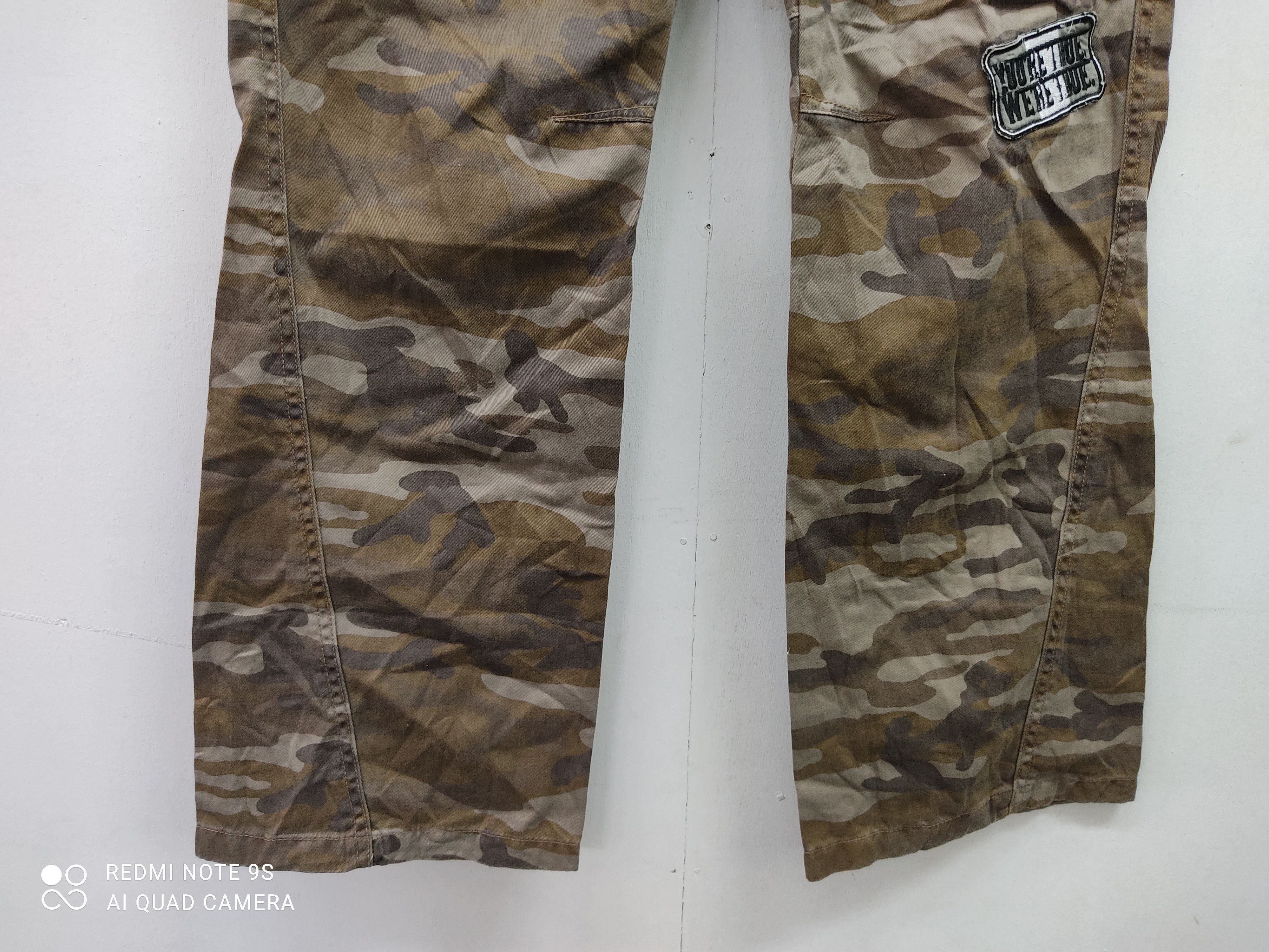 Japanese Brand Bad Boy Camo Multipocket Utility Cargo Pants Size US 32 / EU 48 - 4 Thumbnail