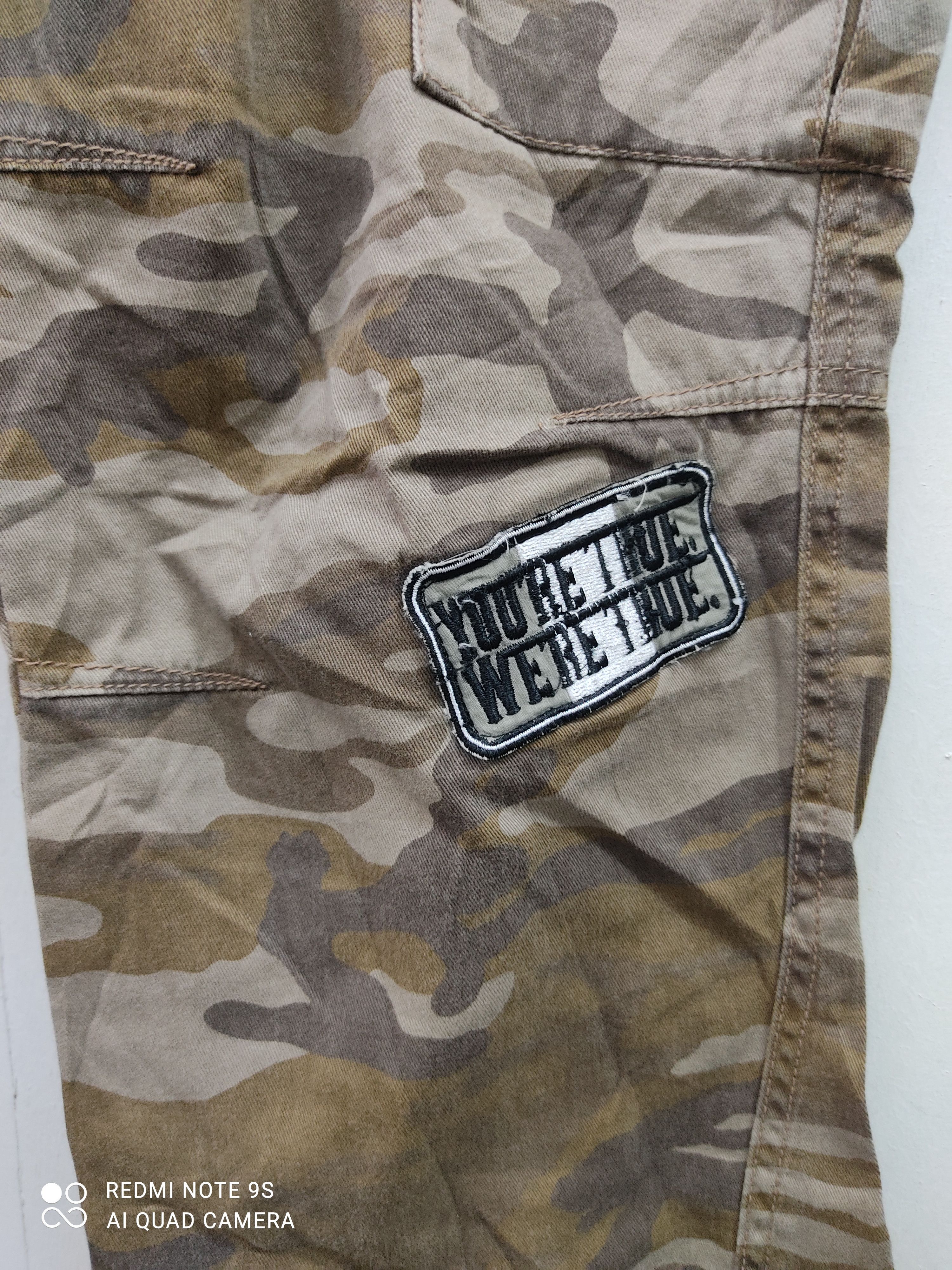 Japanese Brand Bad Boy Camo Multipocket Utility Cargo Pants Size US 32 / EU 48 - 9 Thumbnail