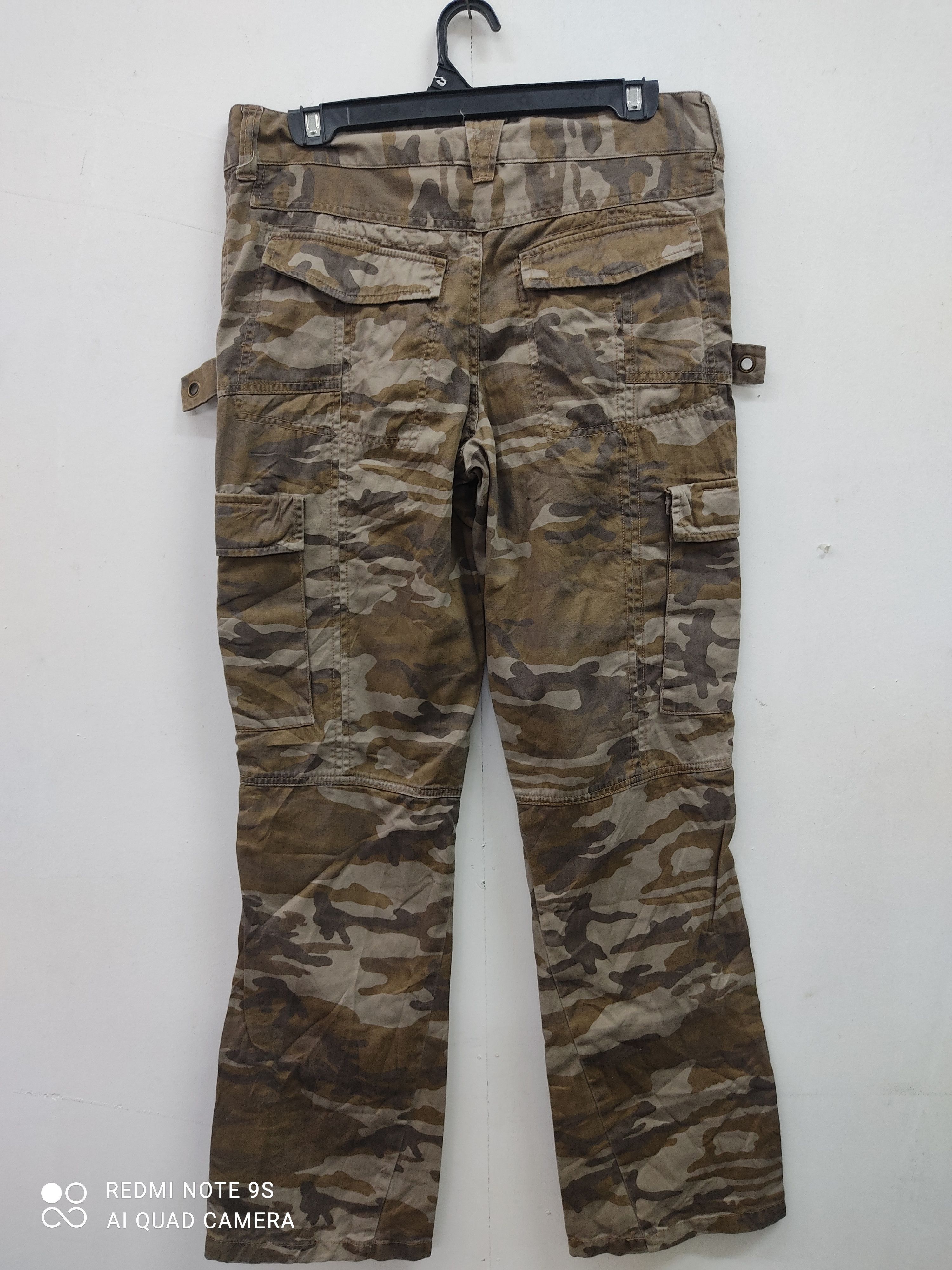 Japanese Brand Bad Boy Camo Multipocket Utility Cargo Pants Size US 32 / EU 48 - 10 Thumbnail