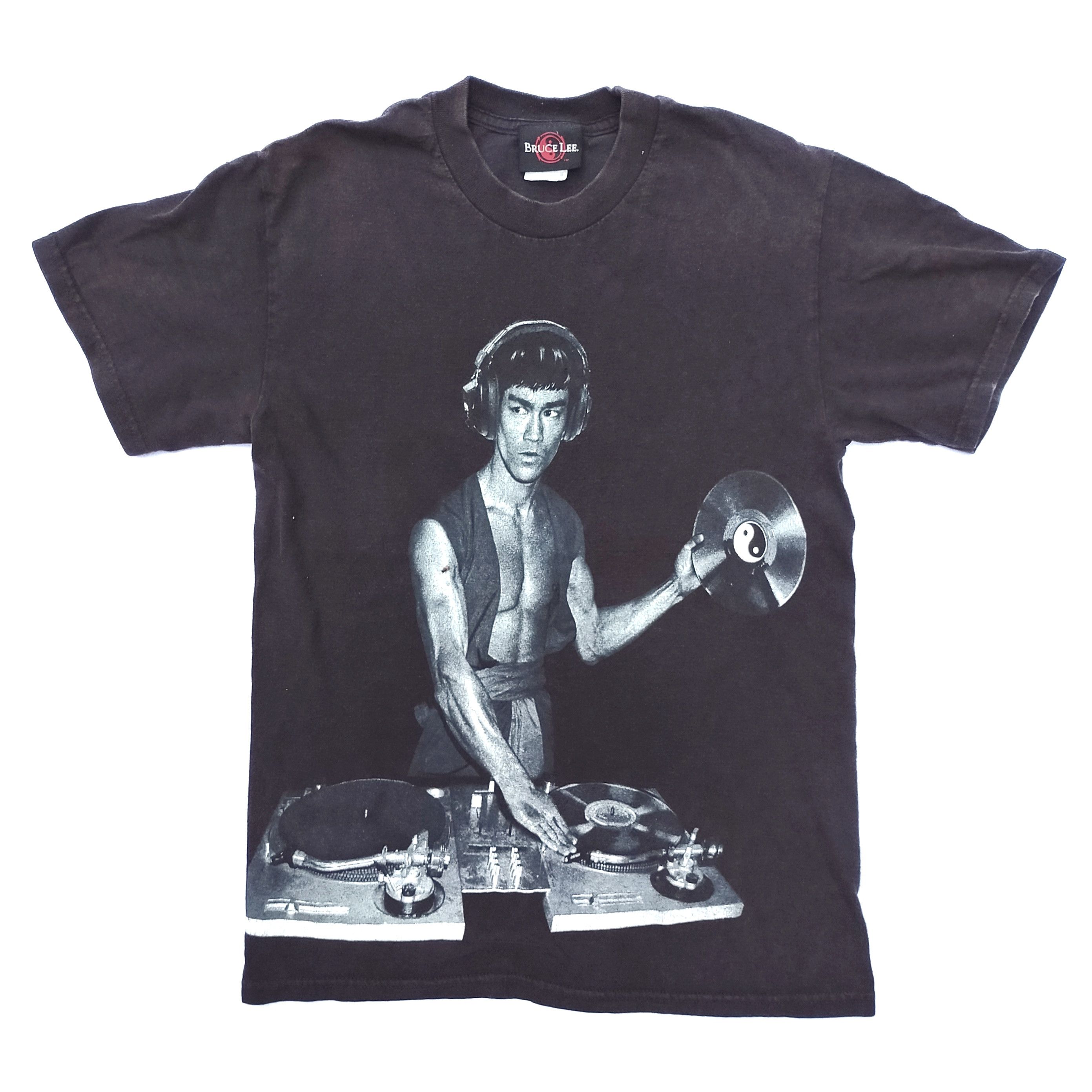Vintage 00s Bruce lee DJ inspired t shirt