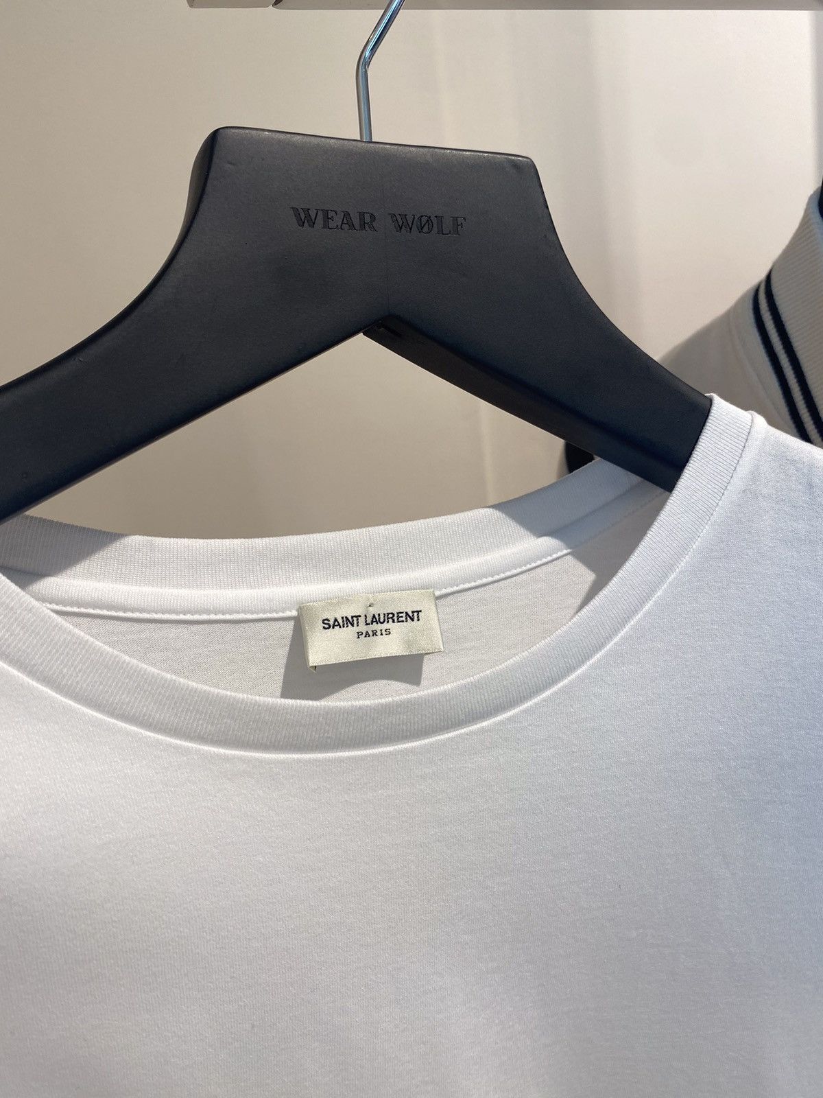 Saint Laurent Paris Saint Laurent Logo T-Shirt Size US M / EU 48-50 / 2 - 4 Thumbnail